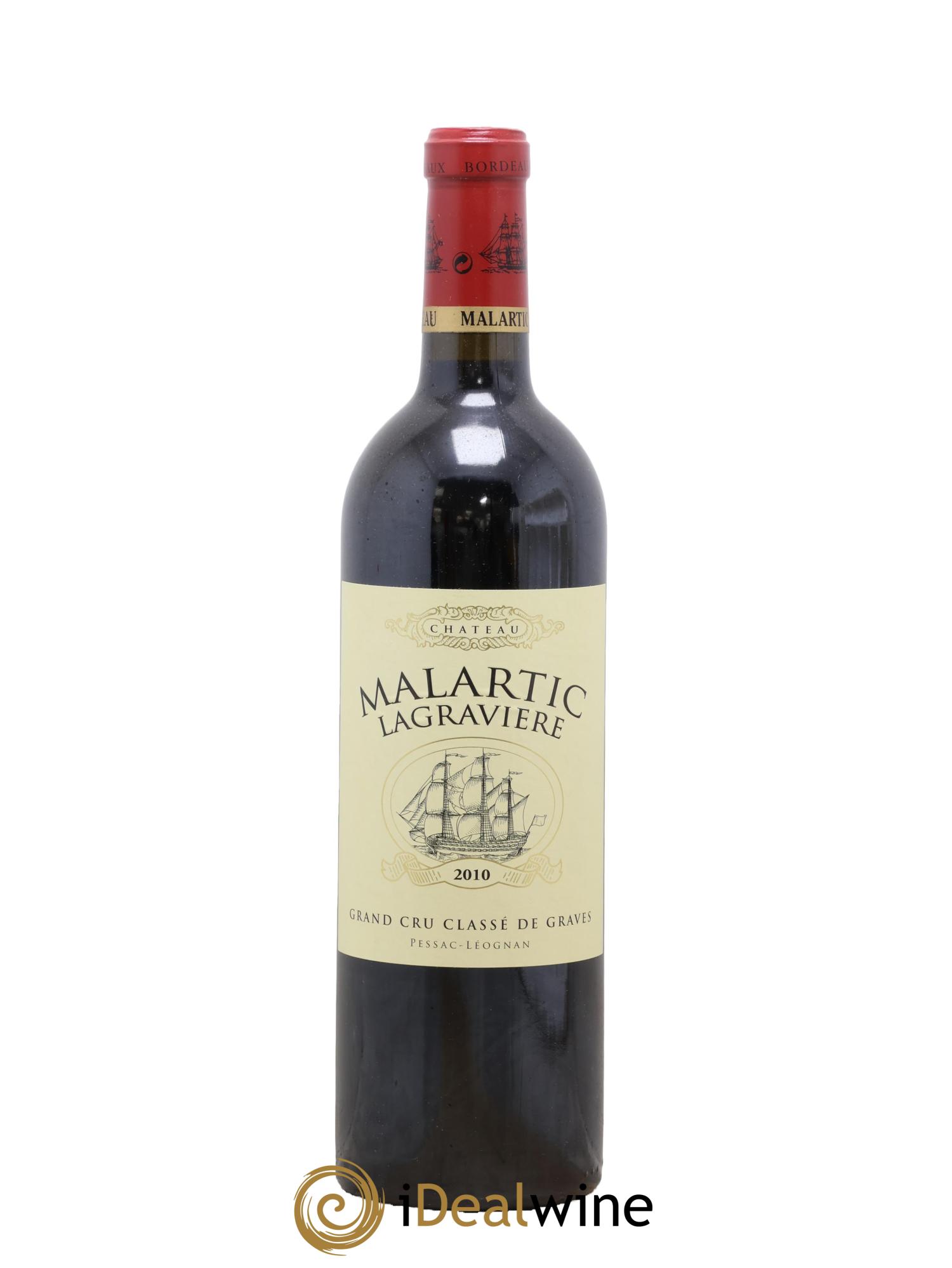 Château Malartic-Lagravière Cru Classé de Graves 2010 - Lot of 1 bottle - 0