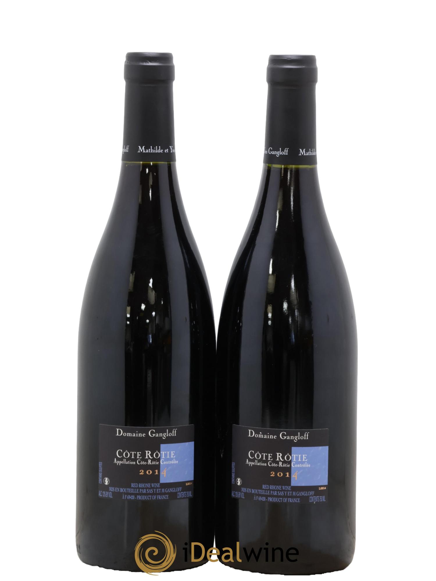 Côte-Rôtie La Barbarine Gangloff (Domaine) 2014 - Lot de 2 bouteilles - 1