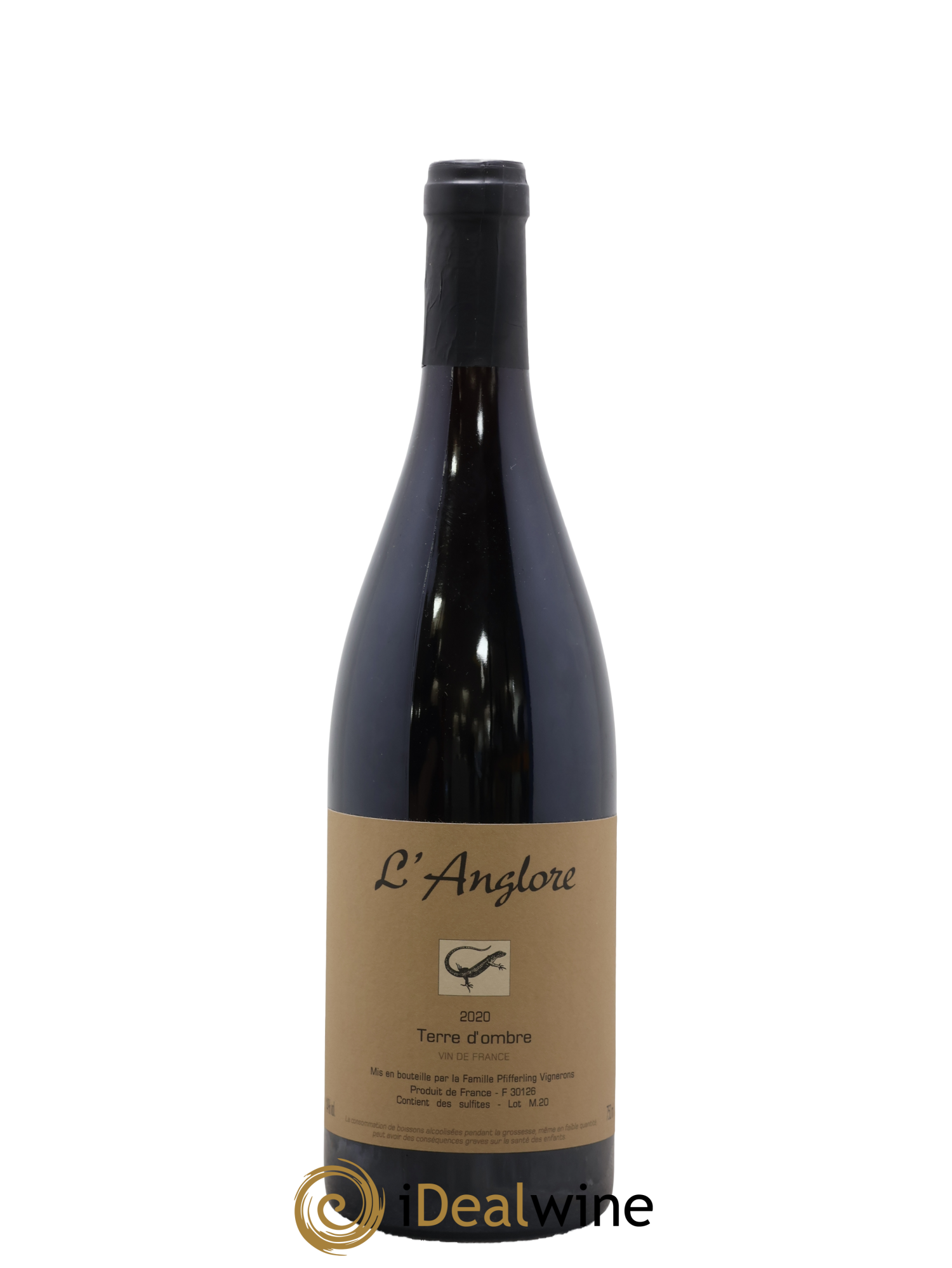 Vin de France Terre d'Ombre L'Anglore 2020 - Lot de 1 bouteille - 0