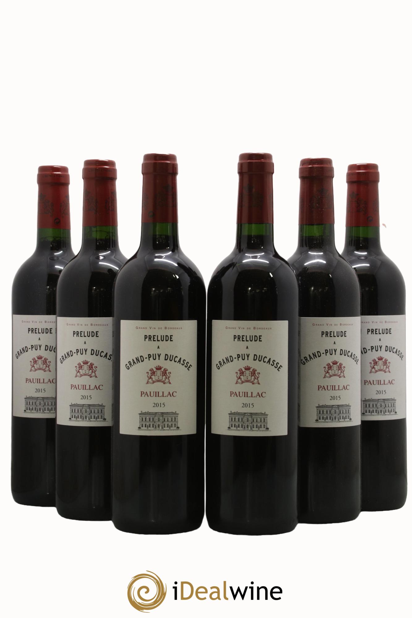 Prélude à Grand Puy Ducasse Second Vin  2015 - Lot de 6 bouteilles - 0