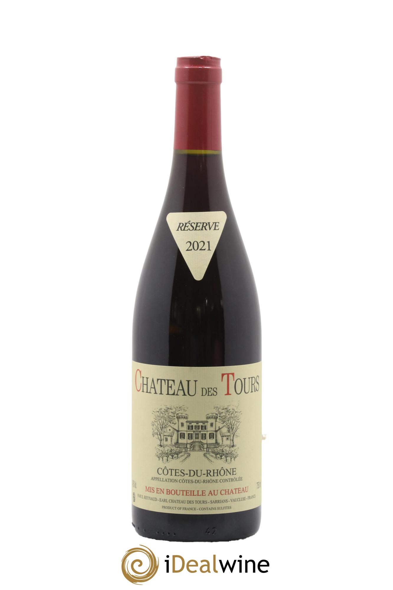 Côtes-du-Rhône Château des Tours Emmanuel Reynaud 2021 - Lot de 1 bouteille - 0