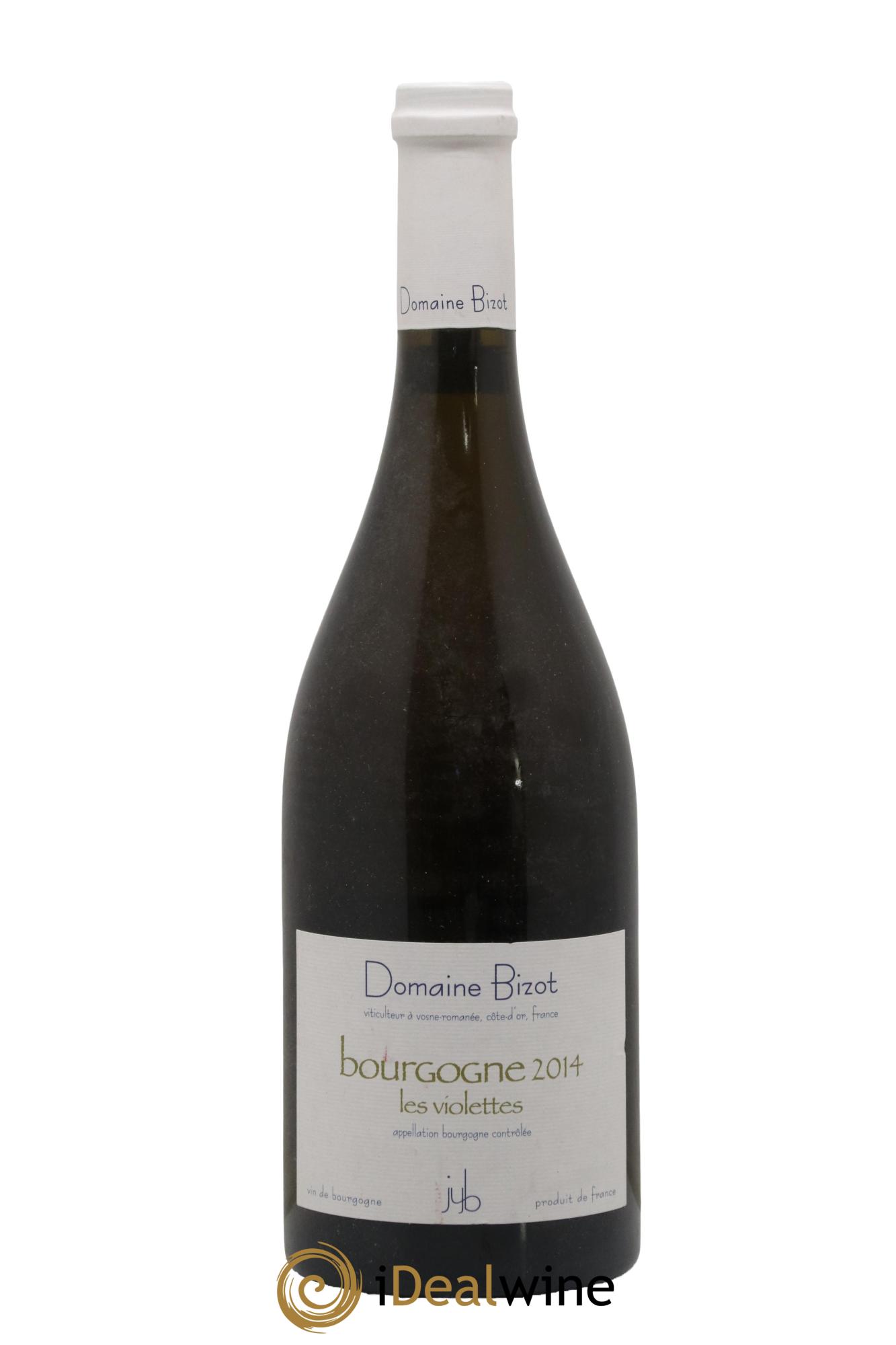 Bourgogne Les Violettes Bizot (Domaine) 2014 - Lot de 1 bouteille - 0