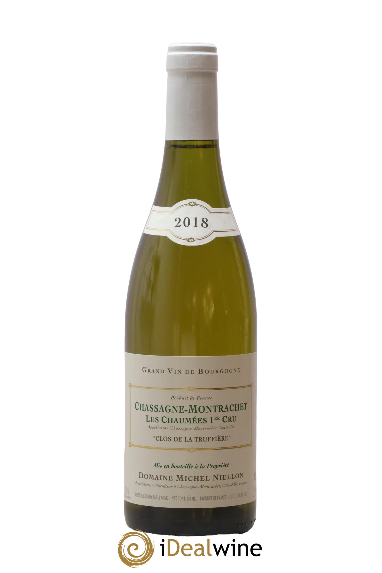 Chassagne-Montrachet 1er Cru Les Chaumées Clos de la Truffière Michel Niellon (Domaine) 2018 - Lotto di 1 bottiglia - 0