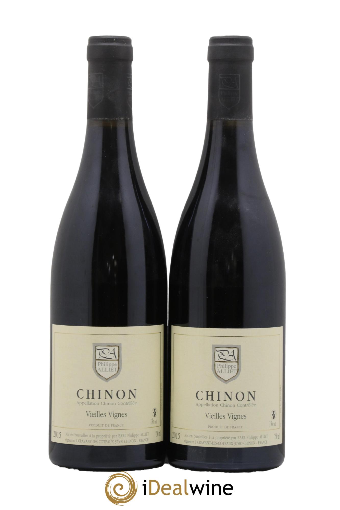 Chinon Vieilles Vignes Philippe Alliet 2015 - Lot de 2 bouteilles - 0
