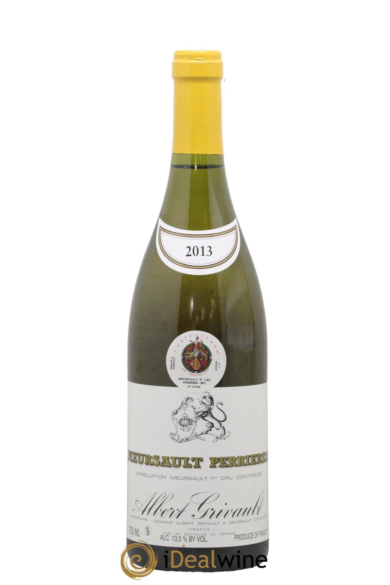 Meursault 1er Cru Perrières Albert Grivault 2013 - Lot de 1 bouteille - 0