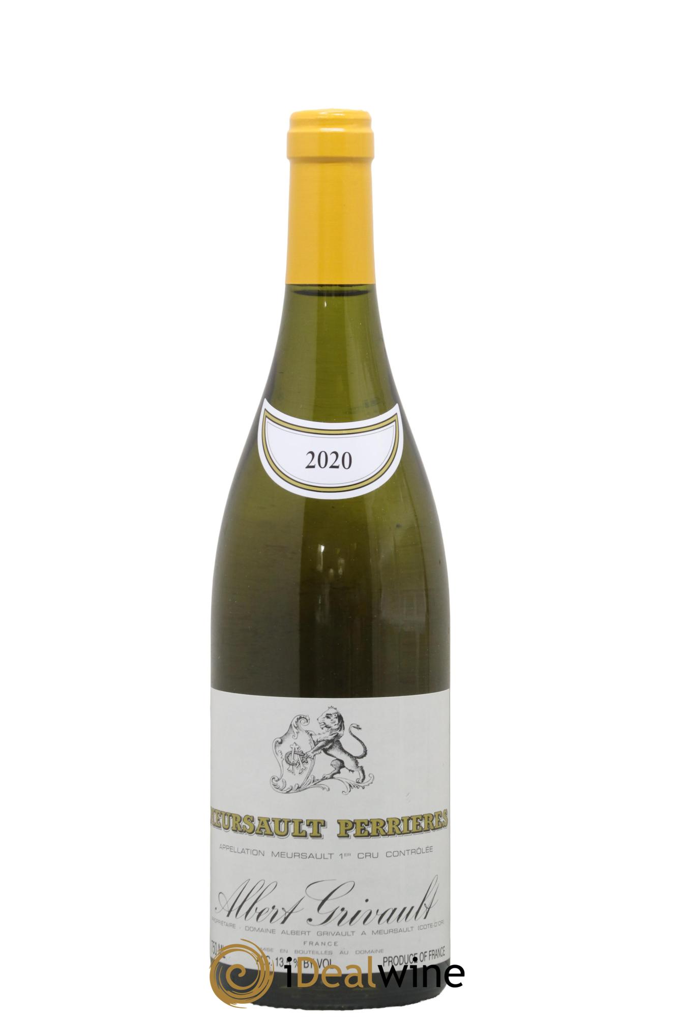 Meursault 1er Cru Perrières Albert Grivault 2020 - Lot de 1 bouteille - 0