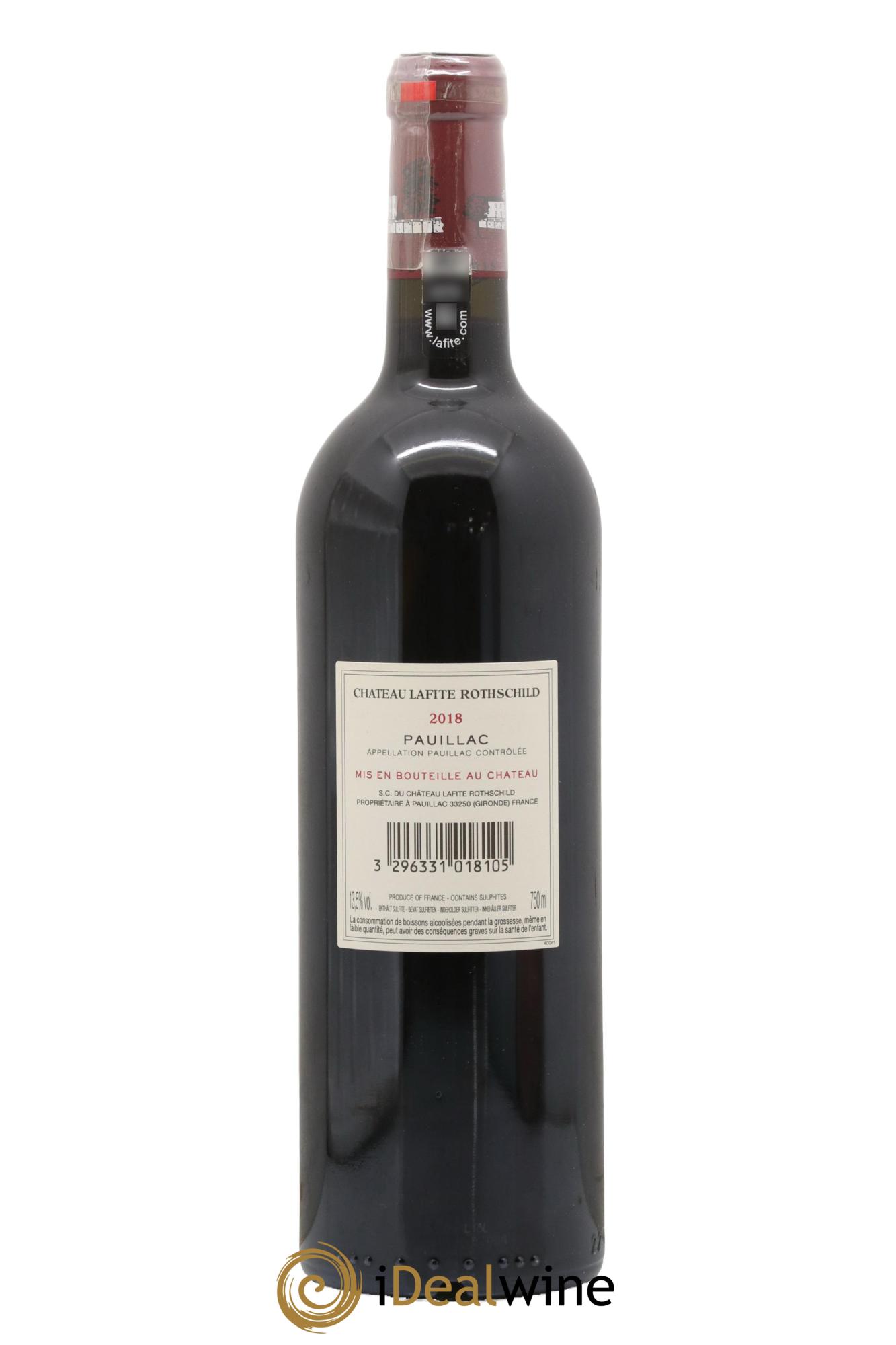 Château Lafite Rothschild 1er Grand Cru Classé 2018 - Lot of 1 bottle - 2