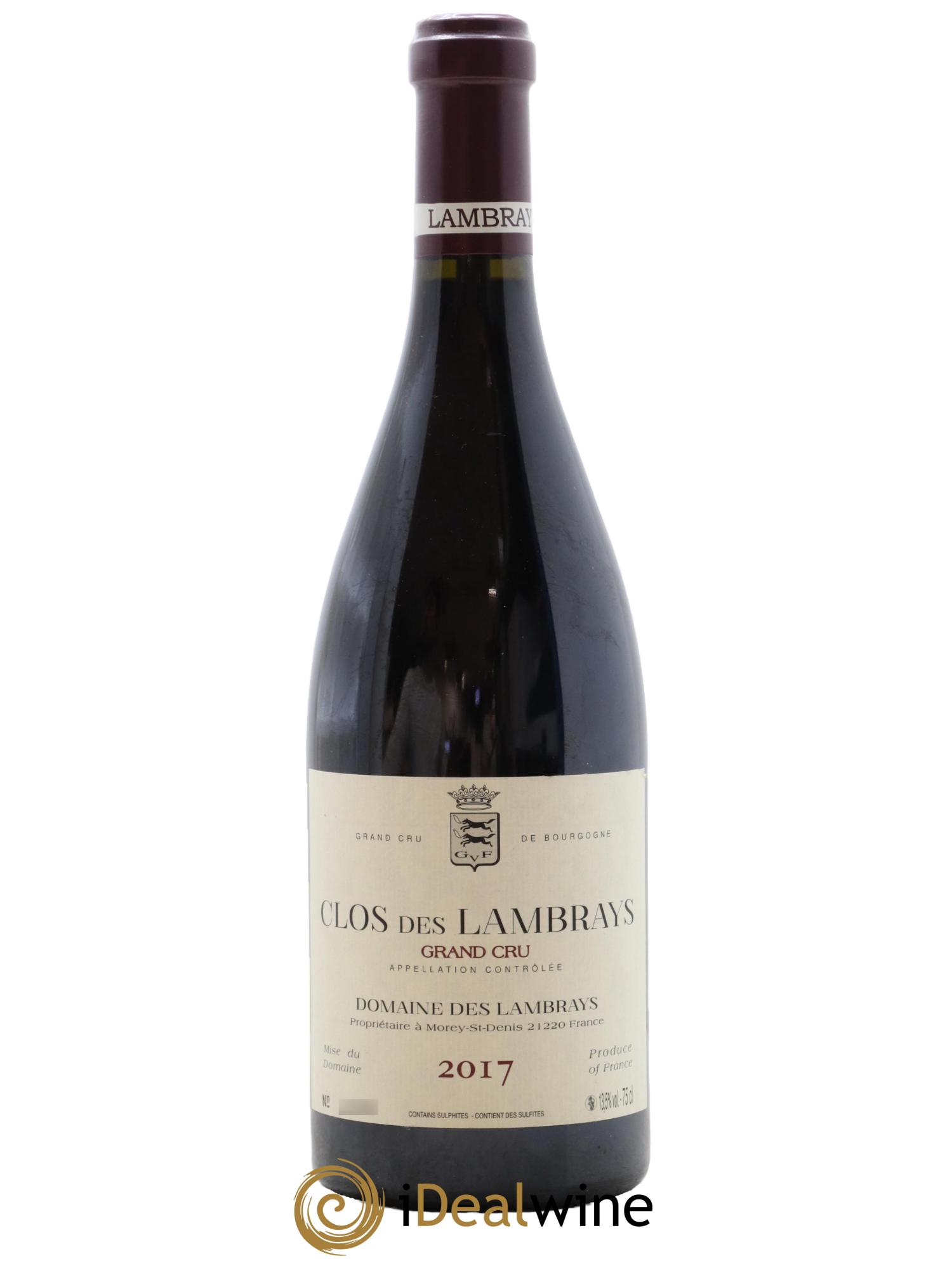 Clos des Lambrays Grand Cru Domaine des Lambrays 2017 - Lot de 1 bouteille - 0
