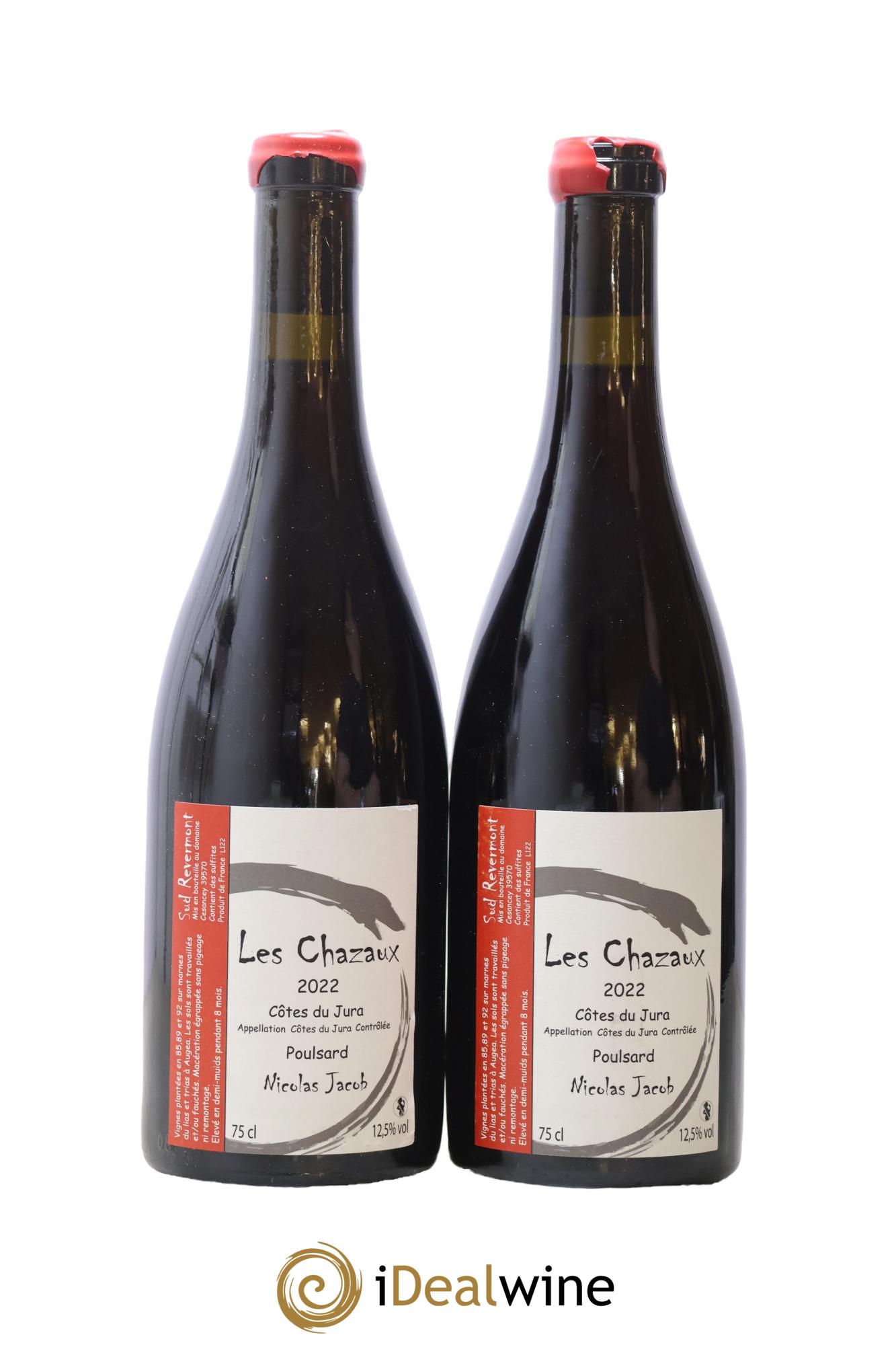Côtes du Jura Poulsard Les Chazaux Nicolas Jacob 2022 - Lot de 2 bouteilles - 0