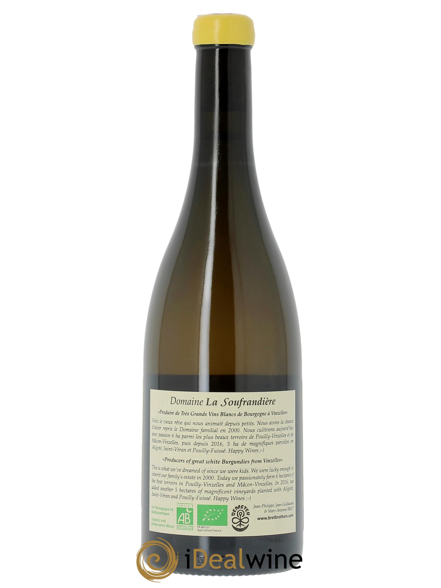 Pouilly-Vinzelles Les Quarts Cuvée Zen La Soufrandière - Bret Brothers 2022 - Lot de 1 bouteille - 2