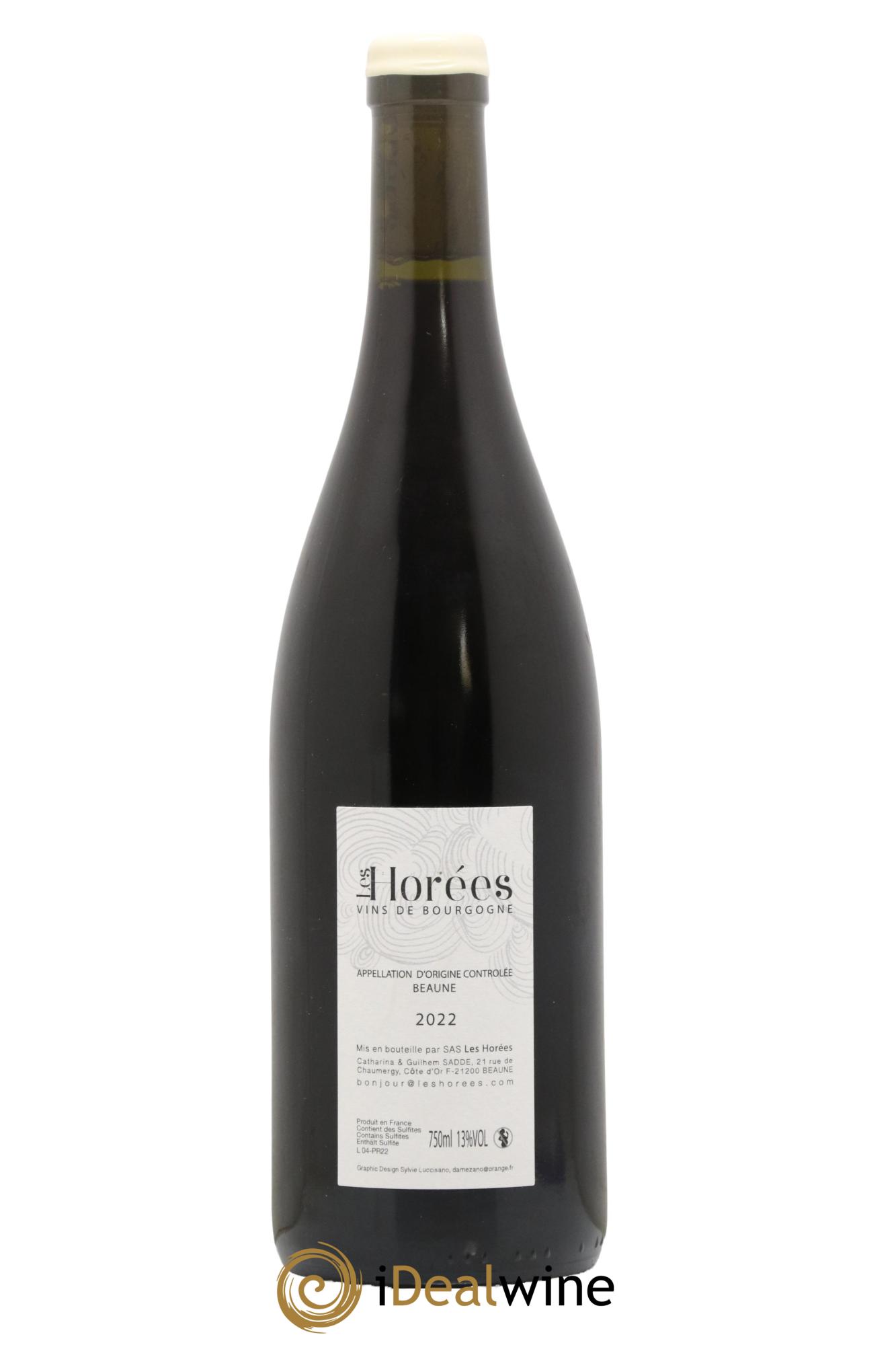Beaune Les Prévolles Les Horées 2022 - Lot de 1 bouteille - 1
