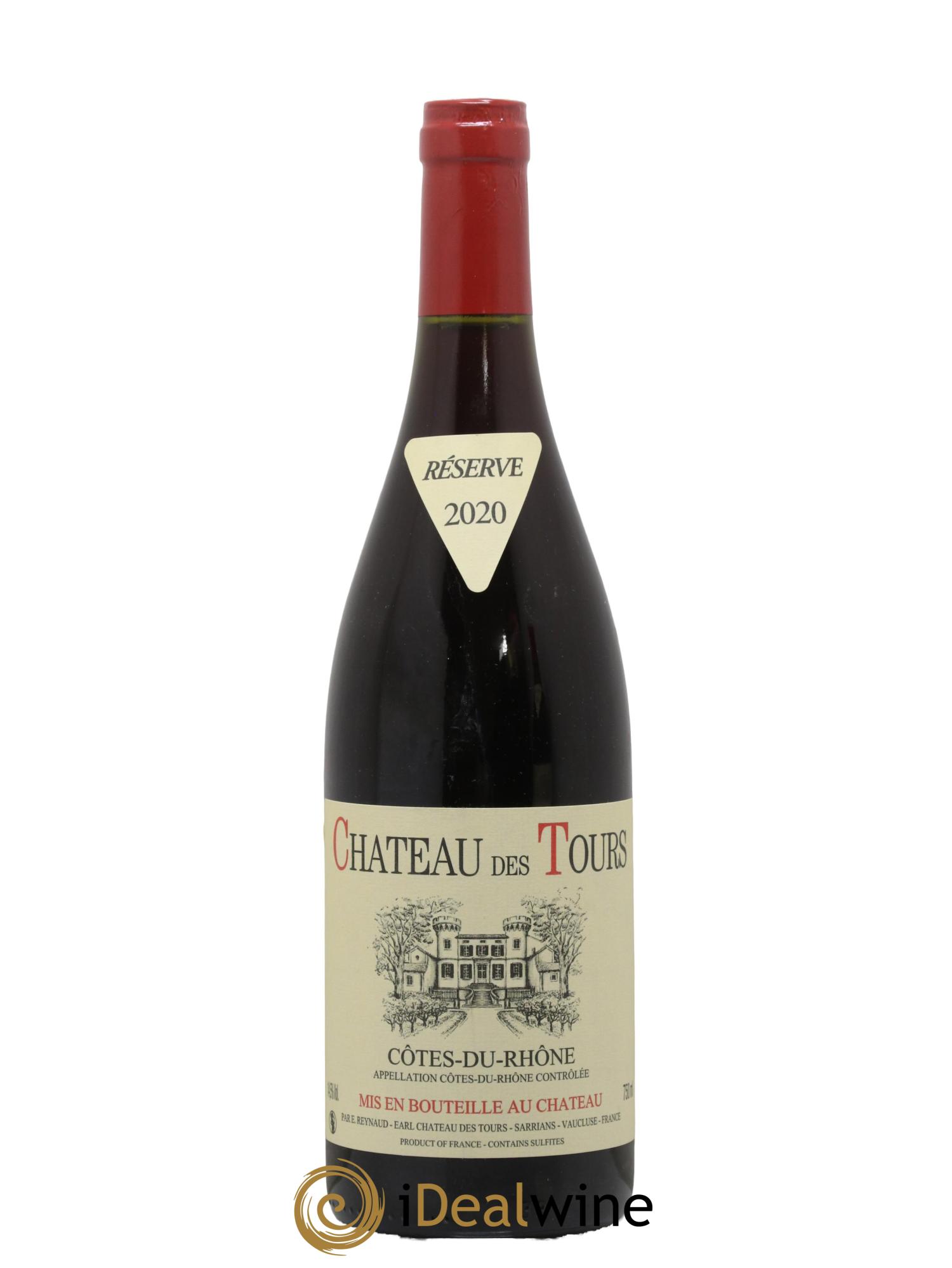 Côtes-du-Rhône Château des Tours Emmanuel Reynaud 2020 - Lot de 1 bouteille - 0