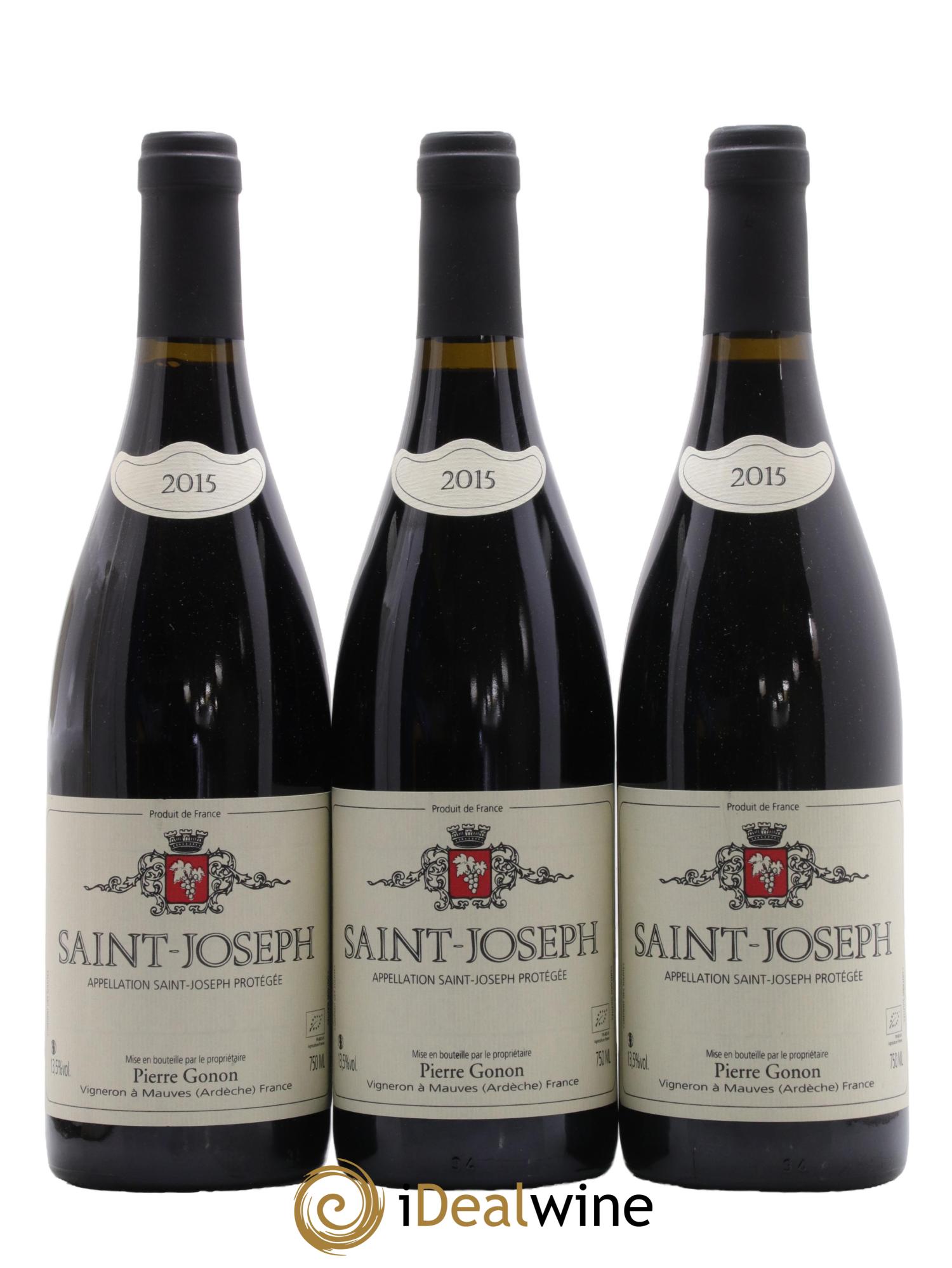 Saint-Joseph Gonon (Domaine) 2015 - Lot de 3 bouteilles - 0