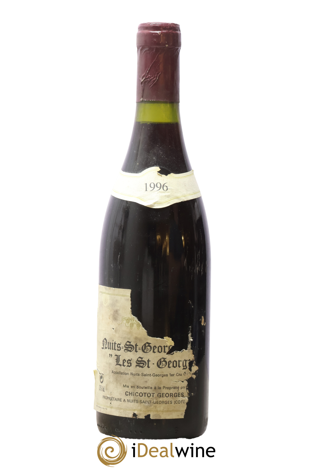 Nuits-Saint-Georges 1er Cru Les Saint-Georges Chicotot 1996 - Posten von 1 Flasche - 0