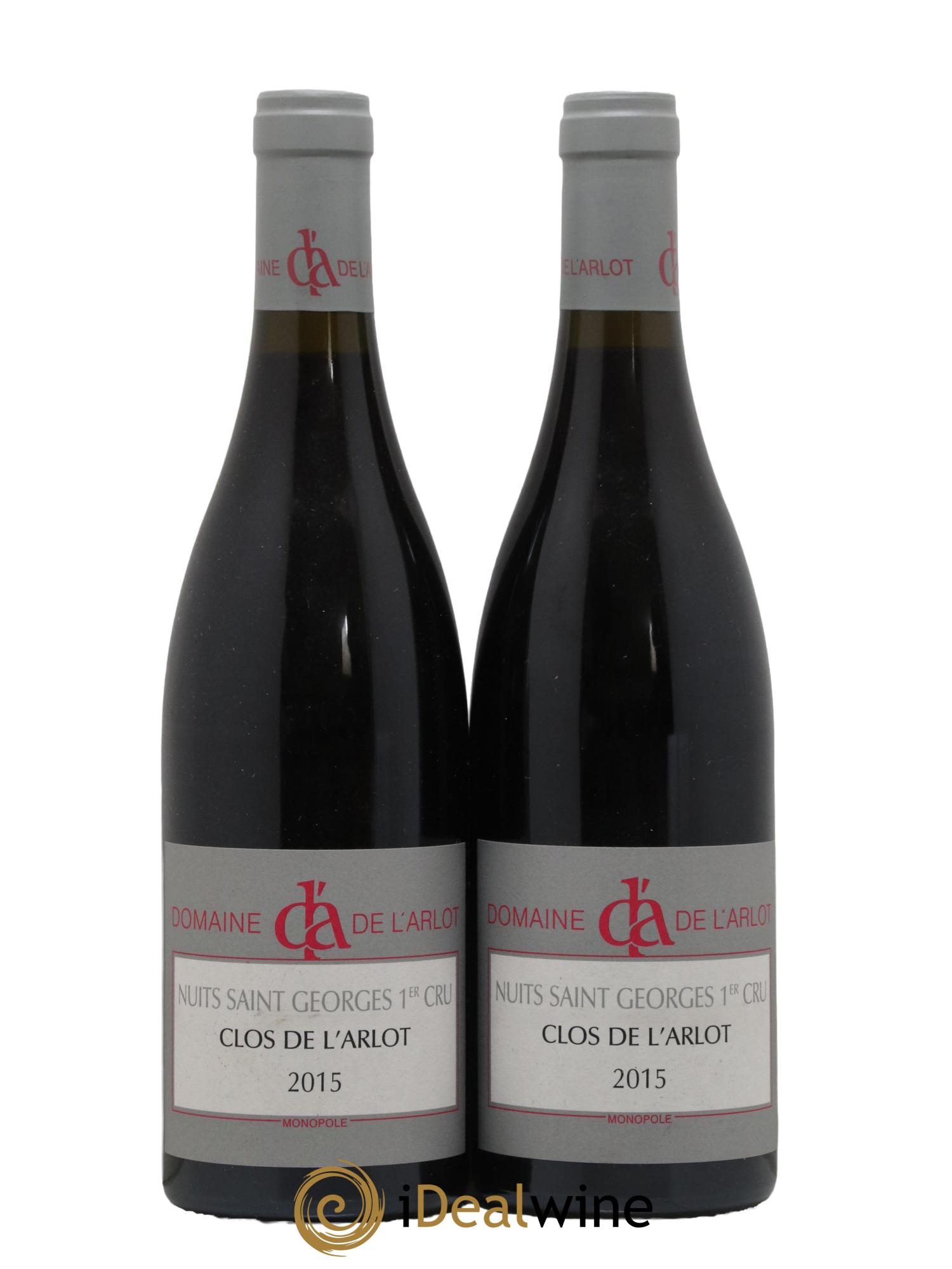 Nuits-Saint-Georges 1er Cru Clos de l'Arlot Domaine de l'Arlot 2015 - Lot de 2 bouteilles - 0