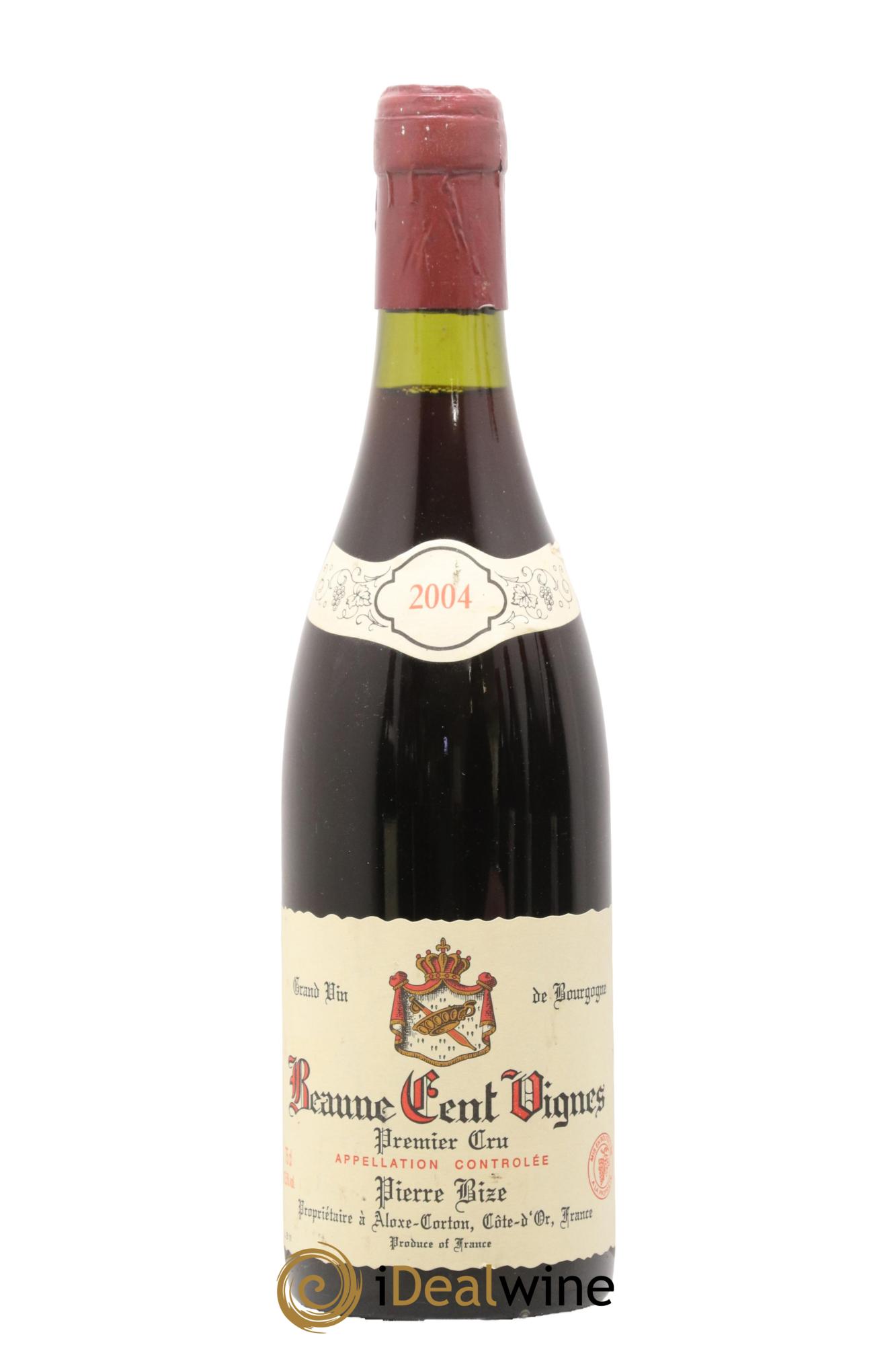 Beaune 1er Cru Cent Vignes Pierre Bize 2004 - Lot de 1 bouteille - 0