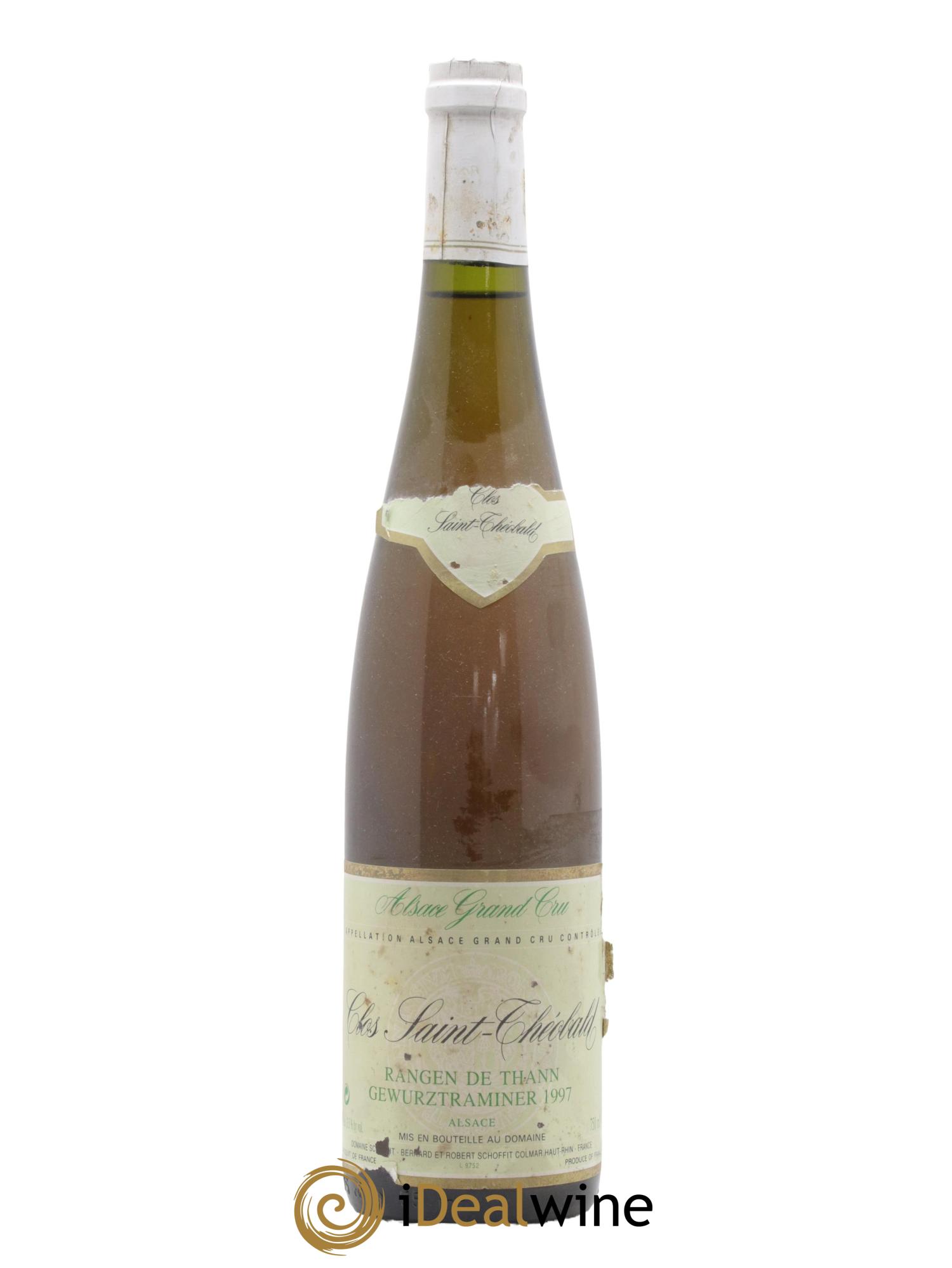 Alsace Clos Saint-Theobald Rangen de Thann Gewurztraminer Domaine Schoffit 1997 - Lot de 1 bouteille - 0