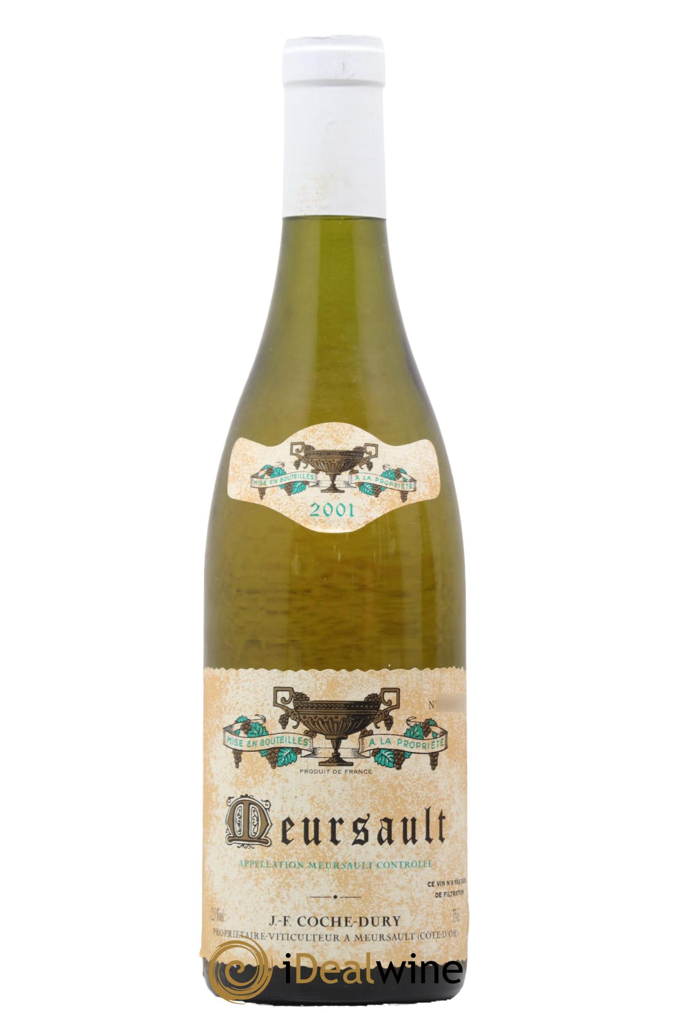 Meursault Coche Dury (Domaine) 2001 - Lot de 1 bouteille - 0