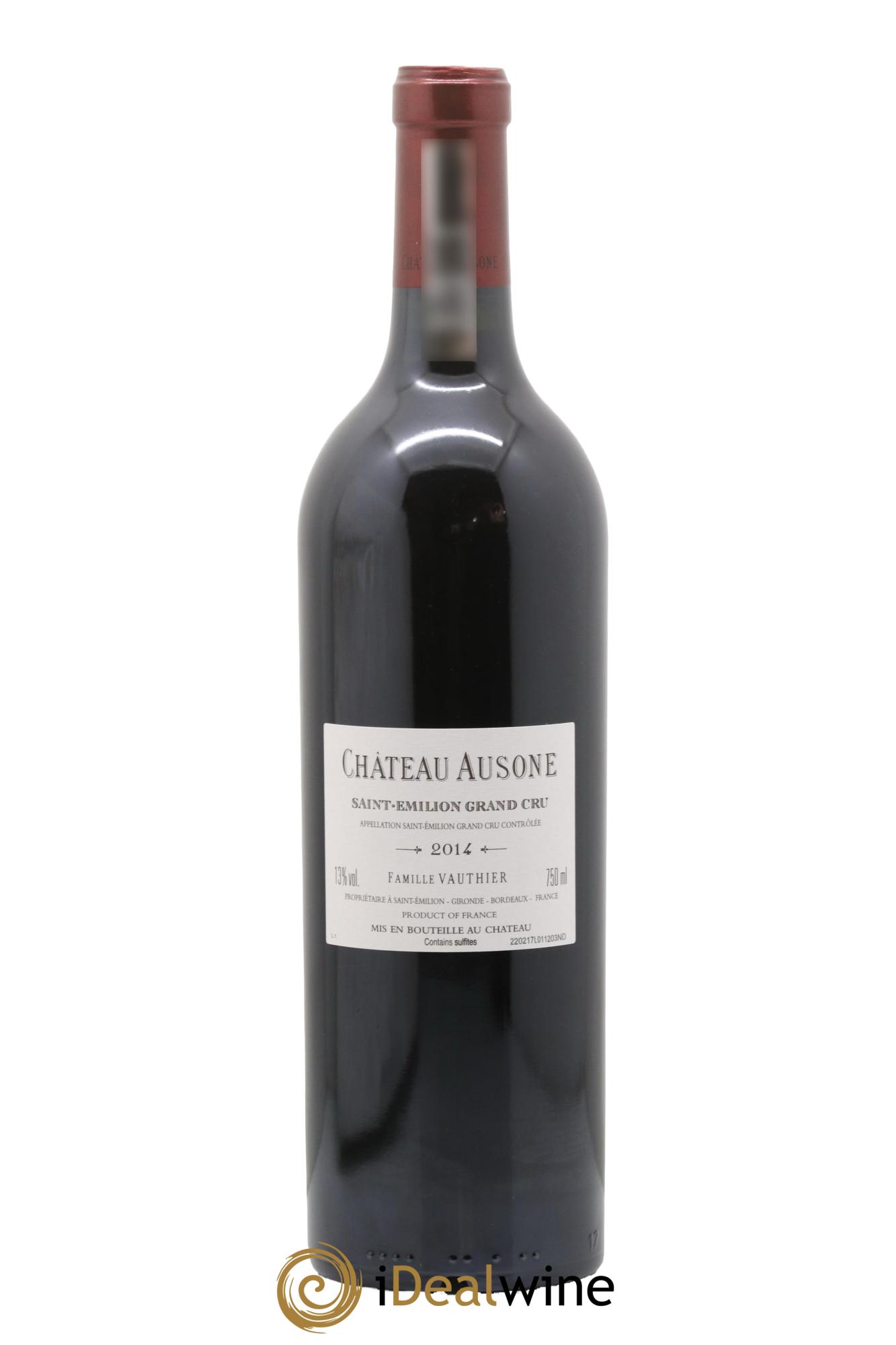 Château Ausone 1er Grand Cru Classé A 2014 - Lot de 1 bouteille - 1