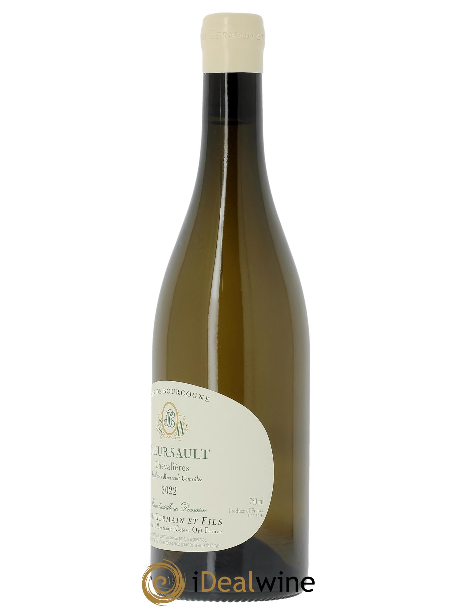 Meursault Chevalières Henri Germain 2022 - Lot de 1 bouteille - 1