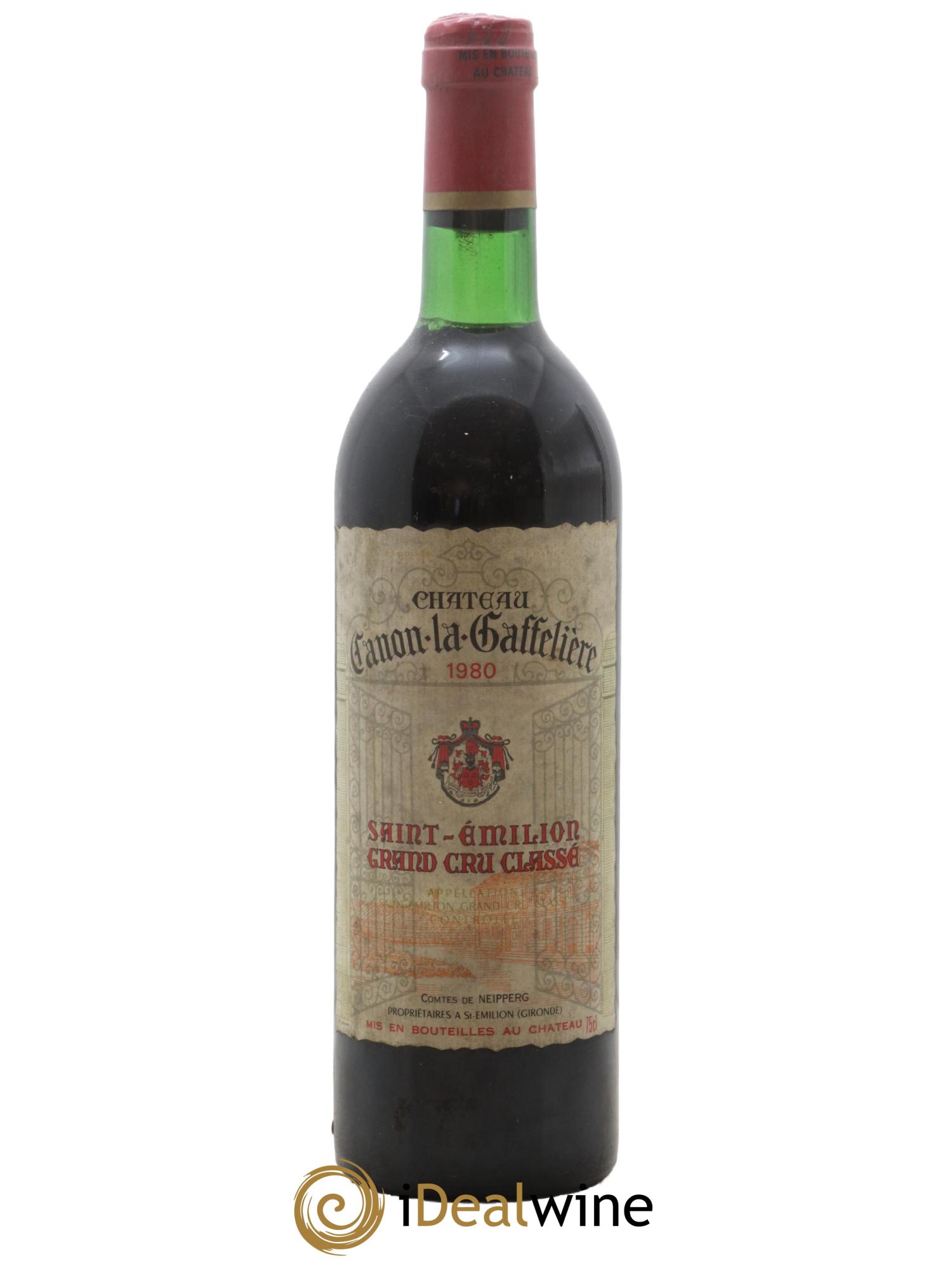 Château Canon la Gaffelière 1er Grand Cru Classé B 1980 - Lot de 1 bouteille - 0