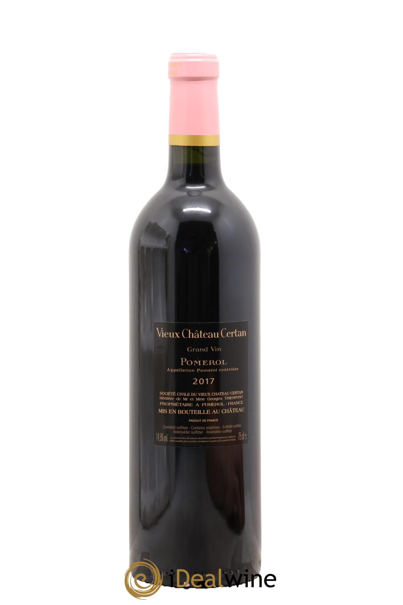 Vieux Château Certan 2017 - Lot de 1 bouteille - 1