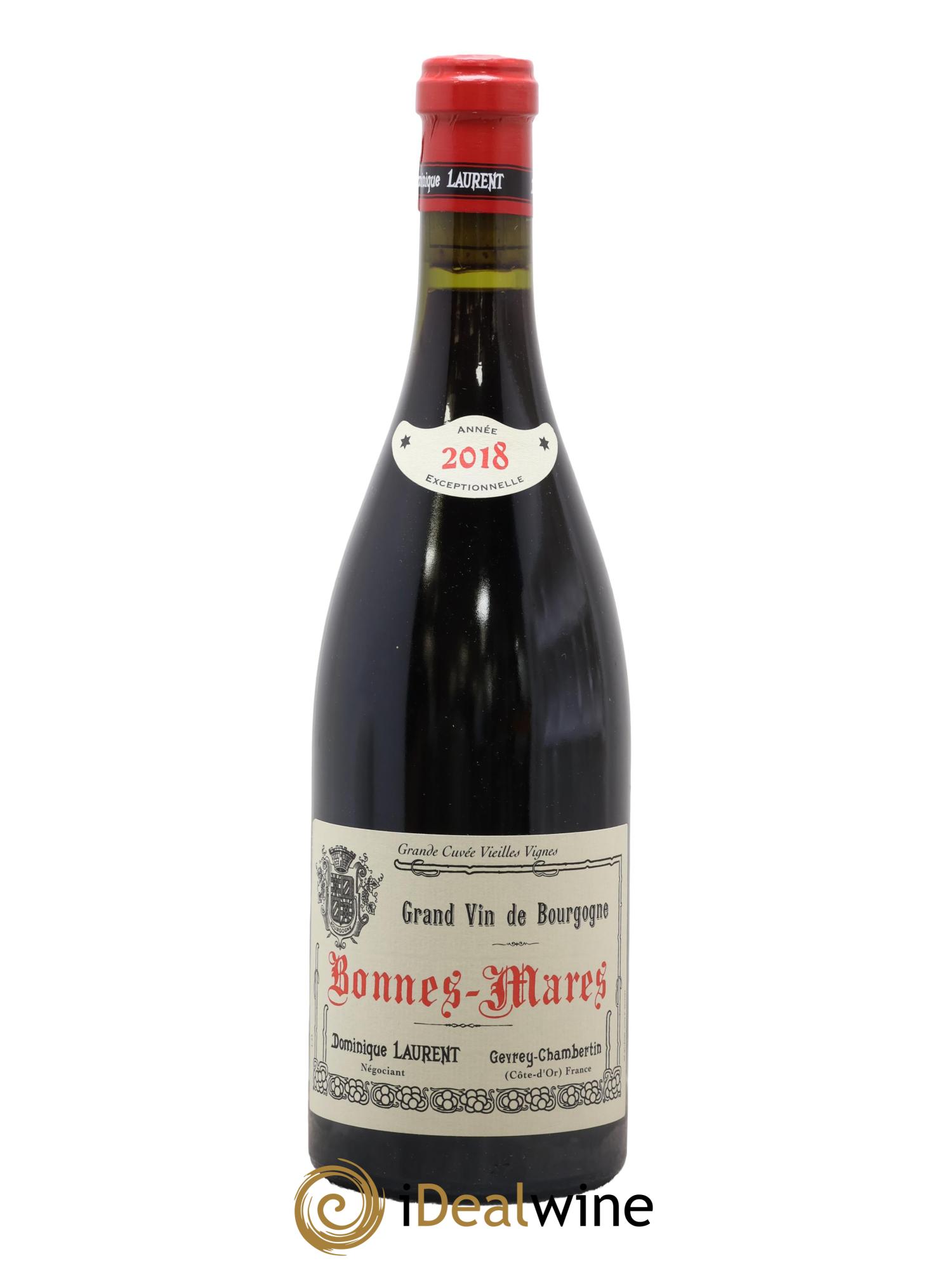 Bonnes-Mares Grand Cru Grande Cuvée Vieilles Vignes Dominique Laurent 2018 - Posten von 1 Flasche - 0