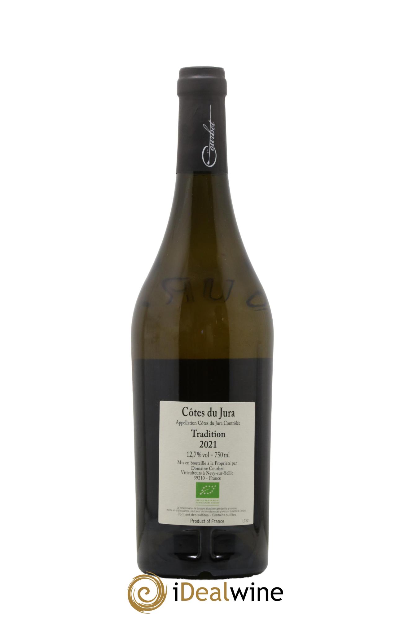 Côtes du Jura Tradition Domaine Courbet 2021 - Lot de 1 bouteille - 1