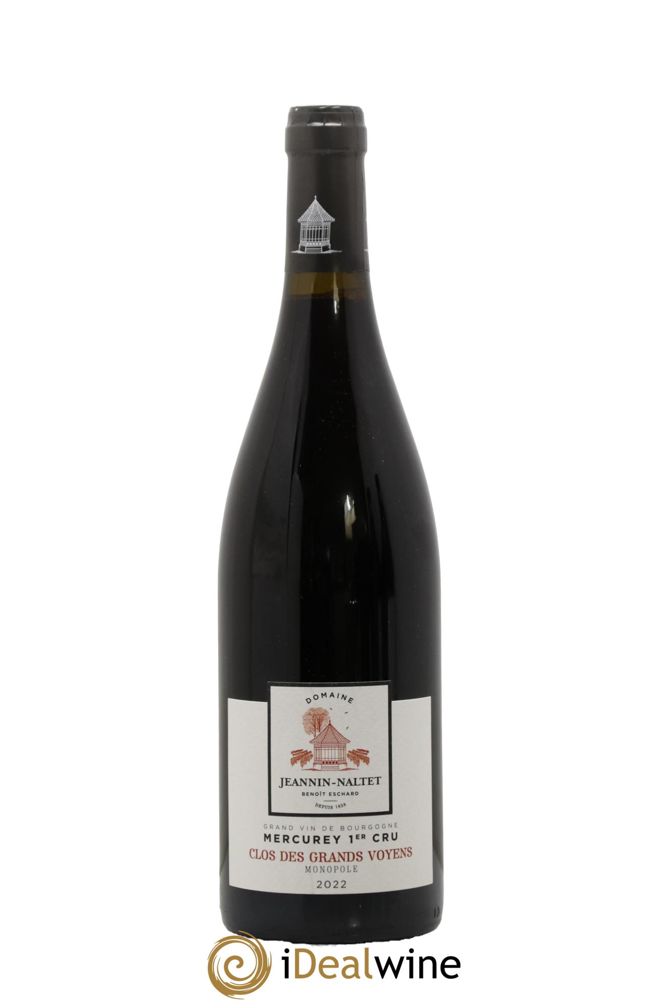 Mercurey 1er Cru Clos des Grands Voyens Jeannin-Naltet 2022 - Lot de 1 bouteille - 0