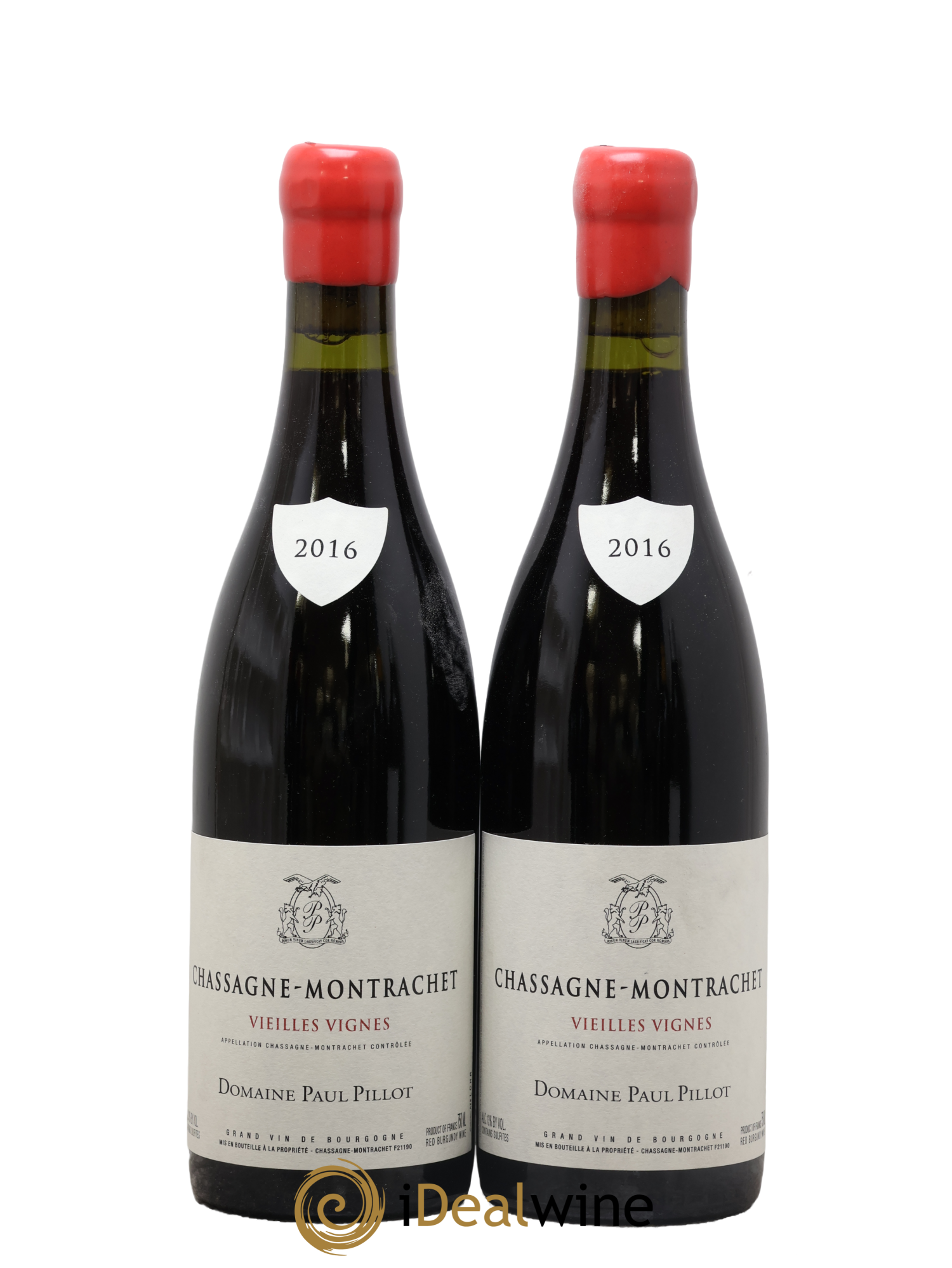 Chassagne-Montrachet Vieilles Vignes Paul Pillot (Domaine) 2016 - Lot of 2 bottles - 0