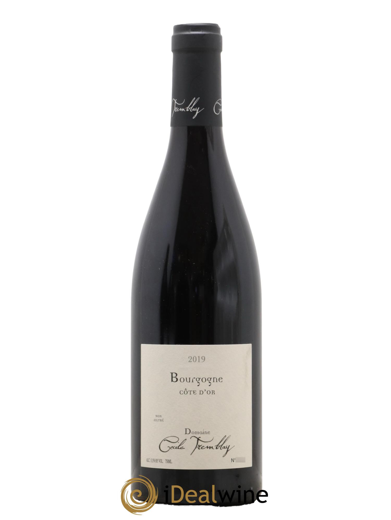 Bourgogne Côte-d'Or Cécile Tremblay 2019 - Lot de 1 bouteille - 0