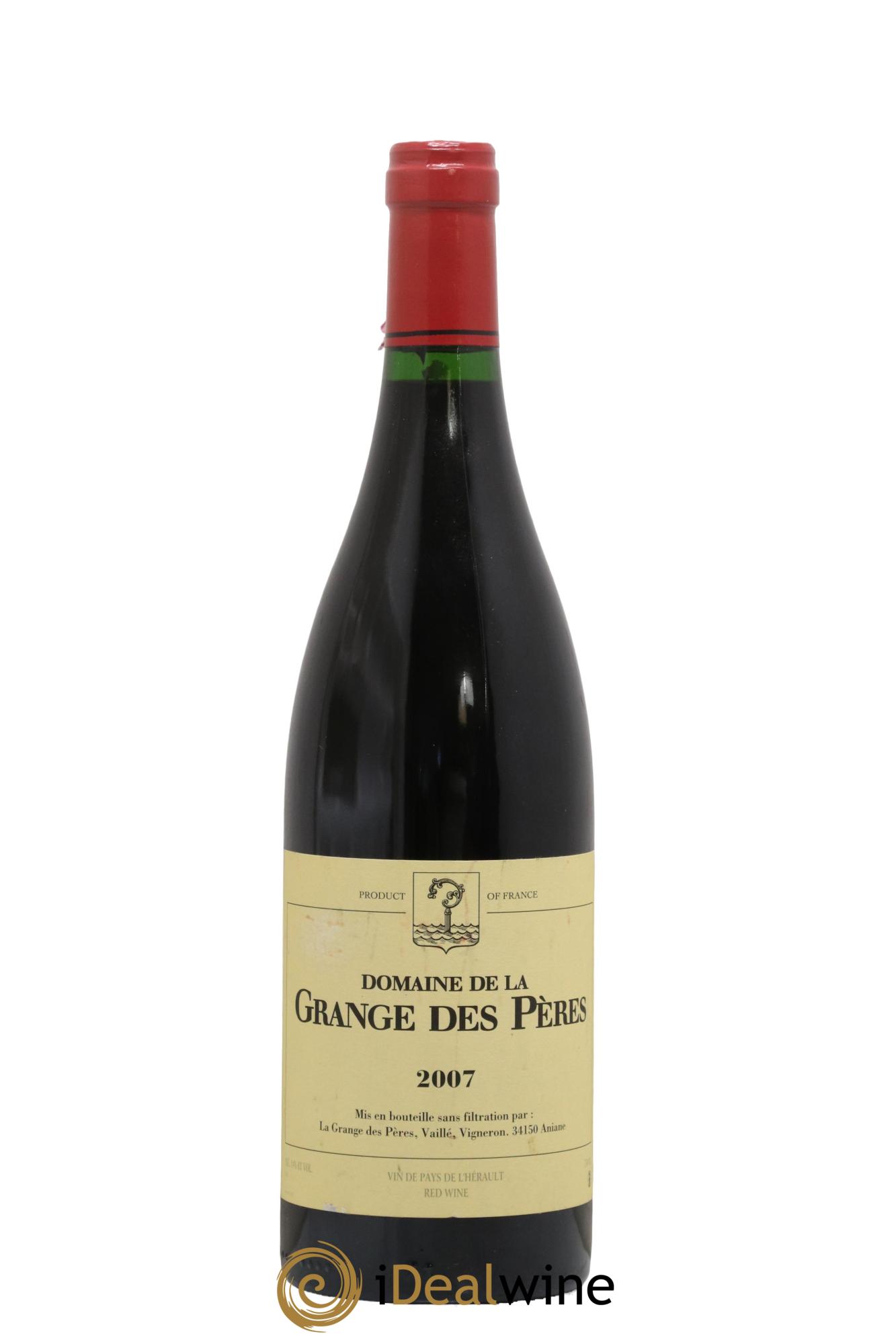 Pays d'Hérault Grange des Pères Laurent Vaillé 2007 - Lot de 1 bouteille - 0