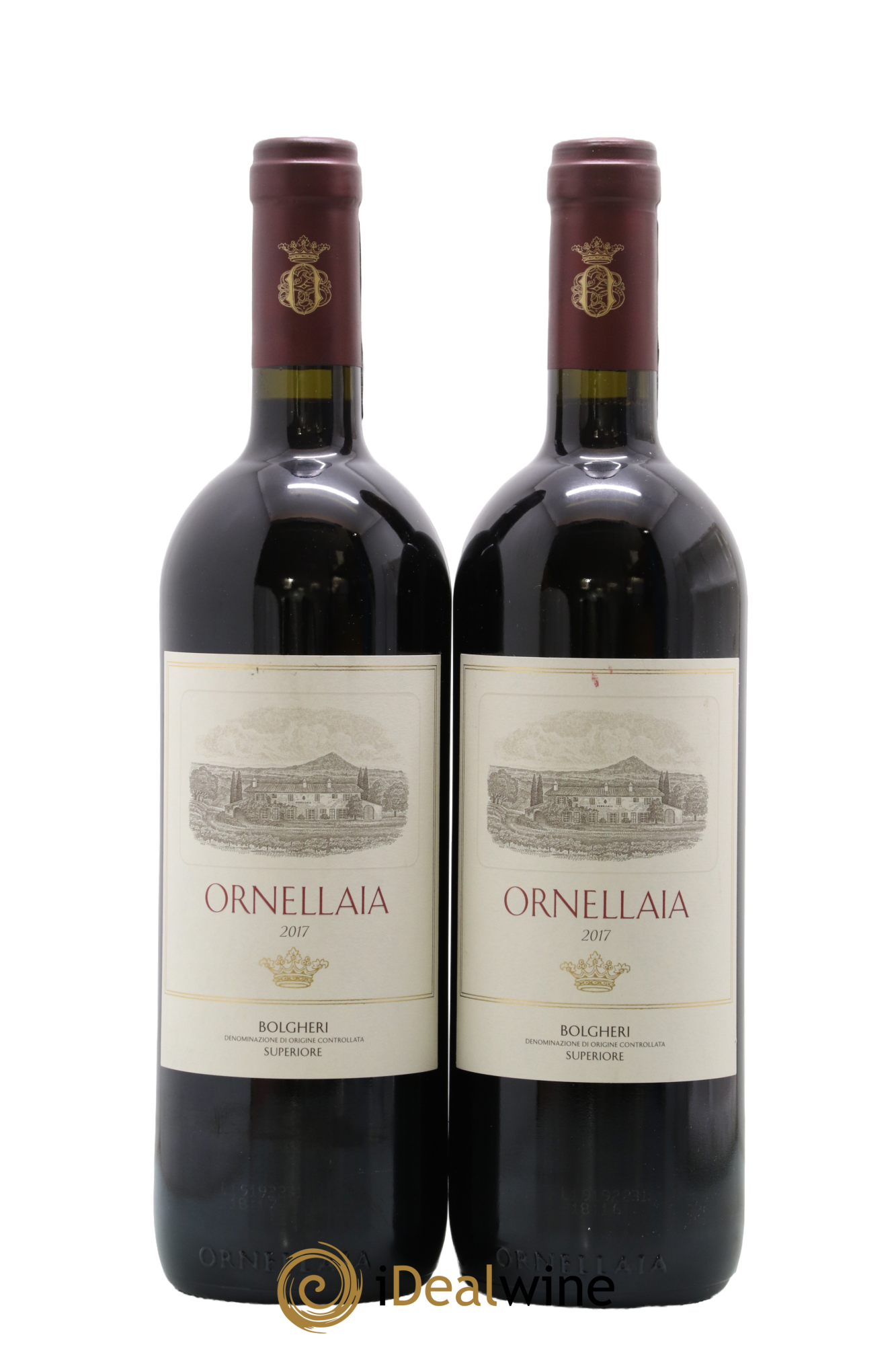 Bolgheri DOC Superiore Ornellaia Tenuta Dell'Ornellaia - Frescobaldi 2017 - Lotto di 2 bottiglie - 0