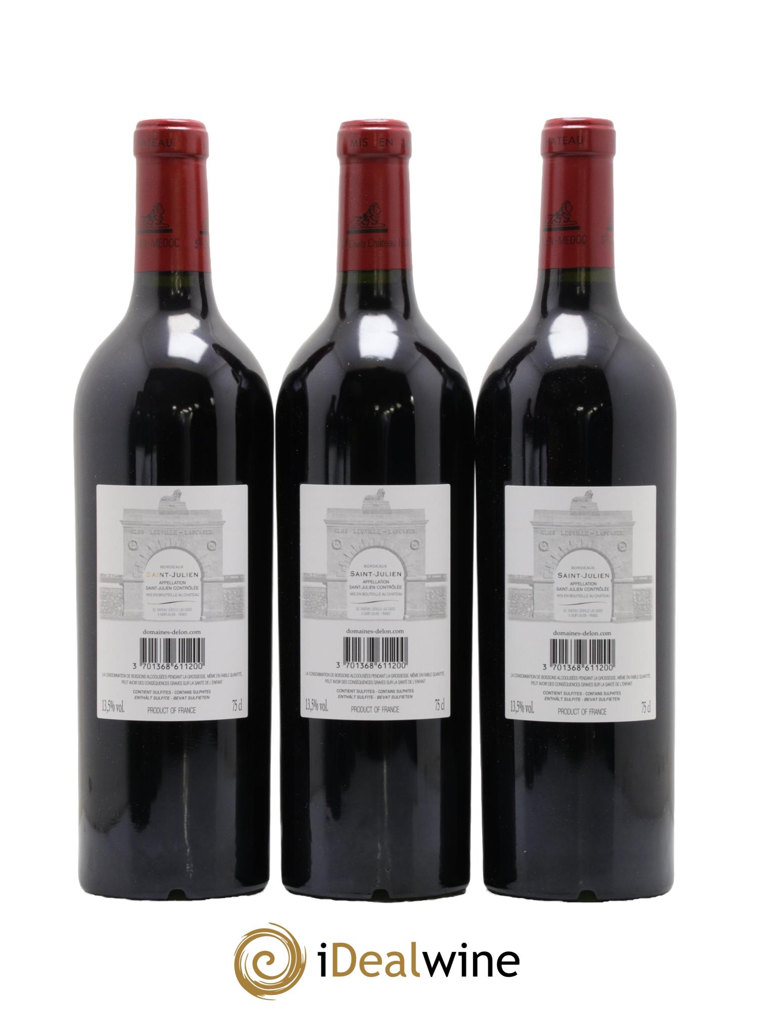 Château Léoville Las Cases 2ème Grand Cru Classé  2020 - Lot of 6 bottles - 2
