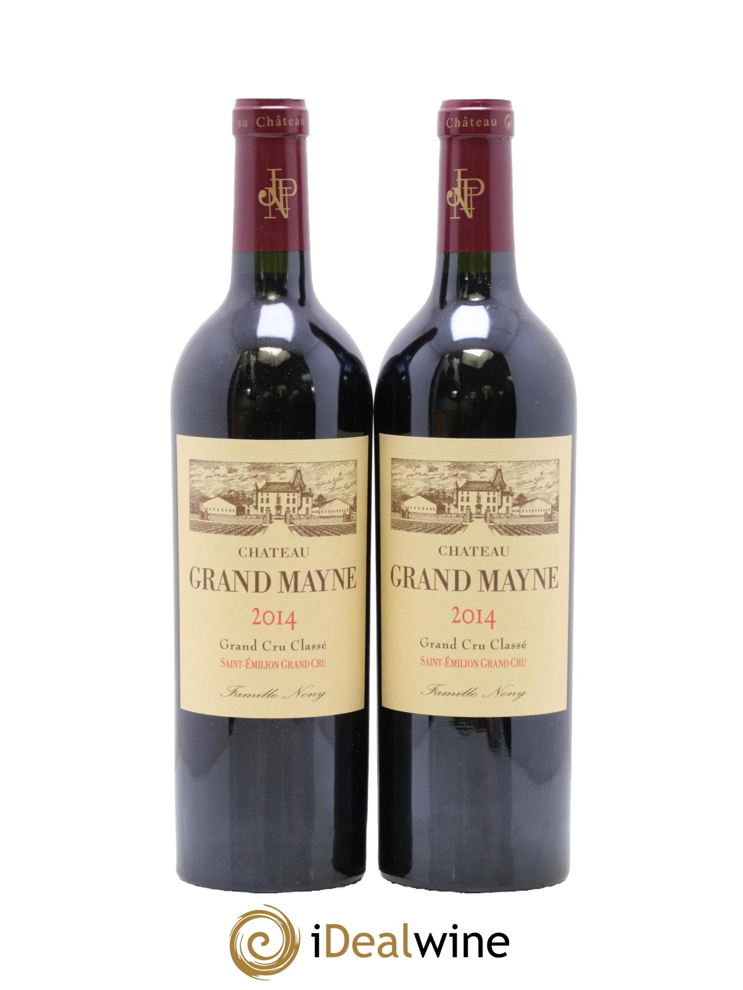 Château Grand Mayne Grand Cru Classé 2014 - Lotto di 2 bottiglie - 0