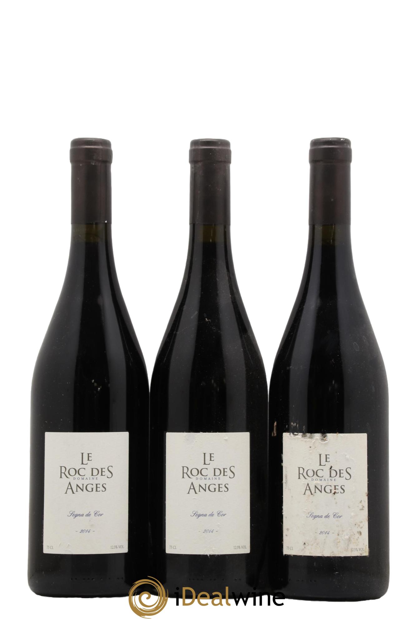 Côtes du Roussillon Roc des Anges Segna de Cor Marjorie et Stéphane Gallet 2014 - Posten von 3 Flaschen - 0