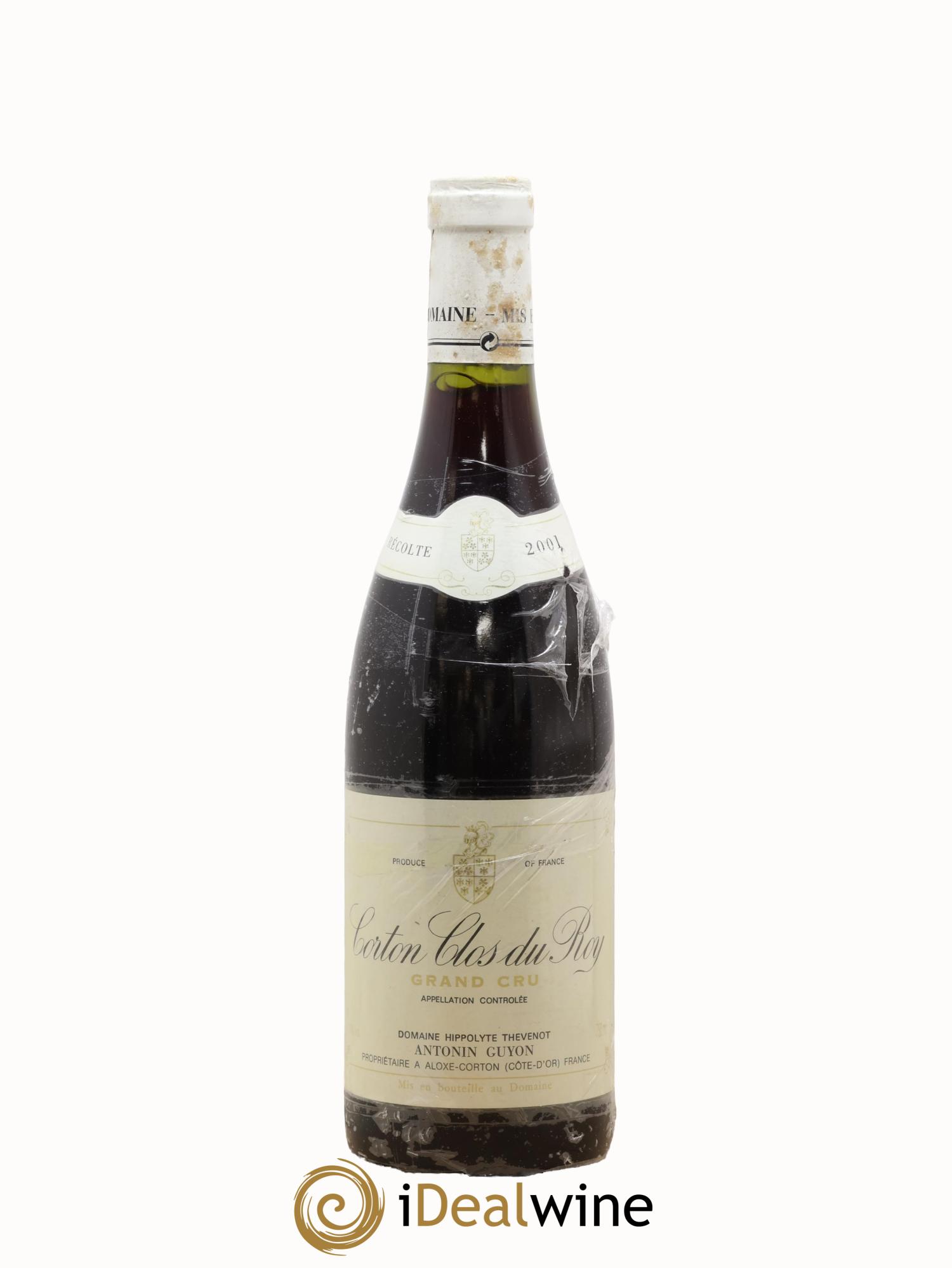 Corton Grand Cru Clos du Roy Antonin Guyon 2001 - Lot de 1 bouteille - 0