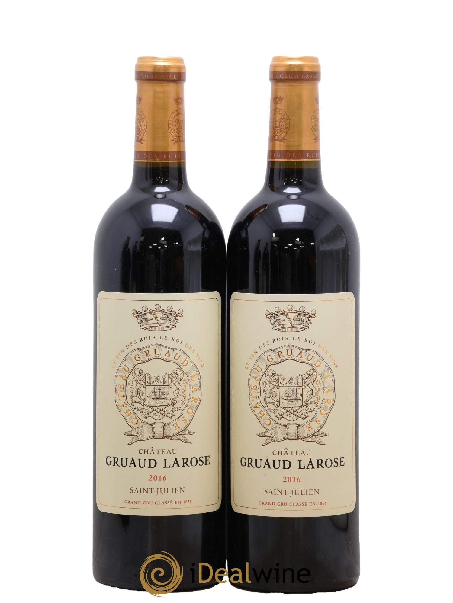 Château Gruaud Larose 2ème Grand Cru Classé 2016 - Lotto di 2 bottiglie - 0