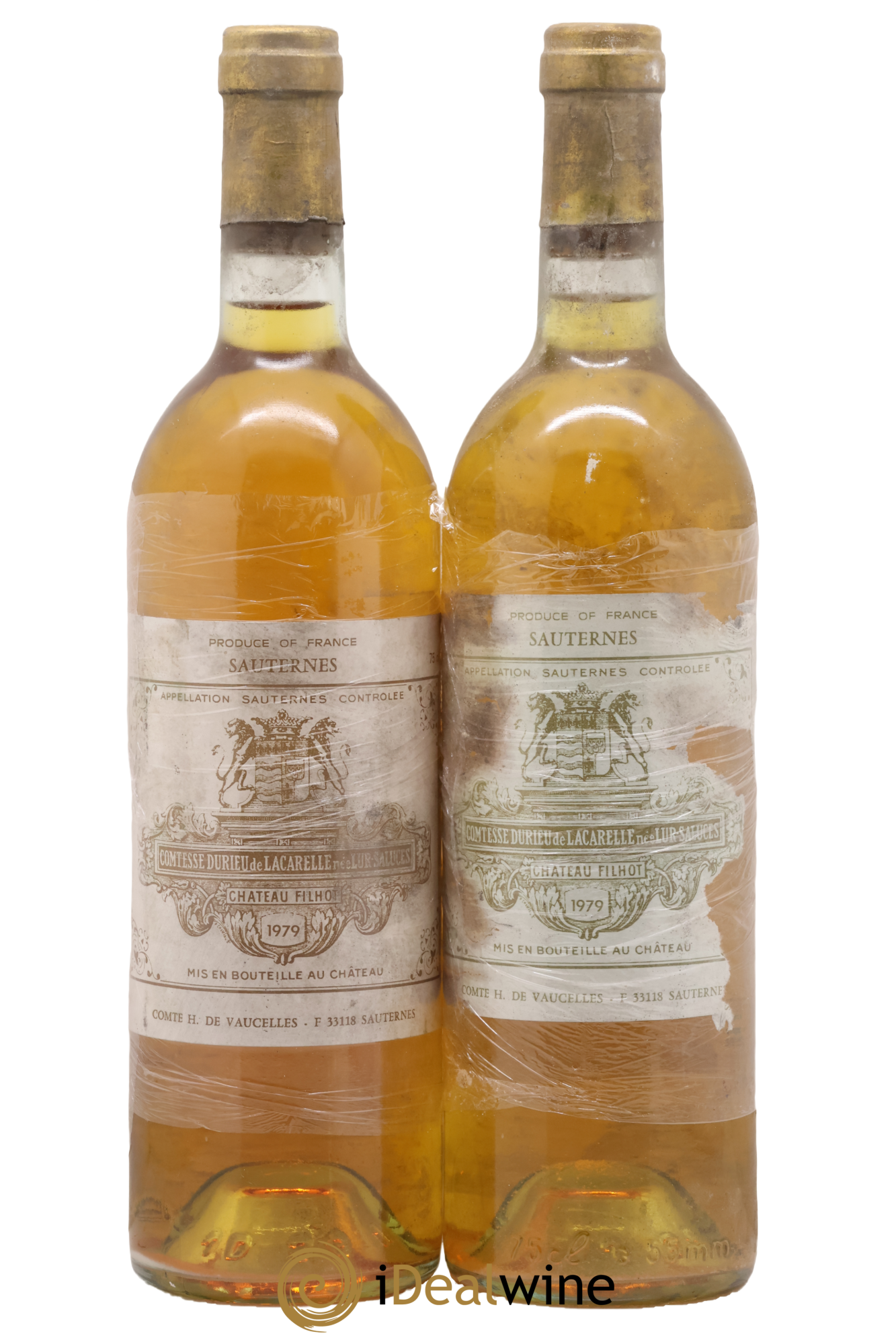 Château Filhot 2ème Grand Cru Classé 1979 - Posten von 2 Flaschen - 0