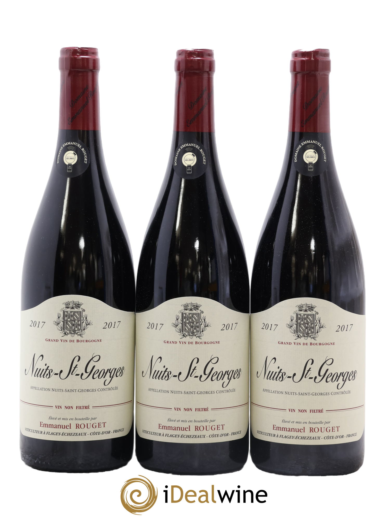 Nuits-Saint-Georges Emmanuel Rouget 2017 - Posten von 3 Flaschen - 0