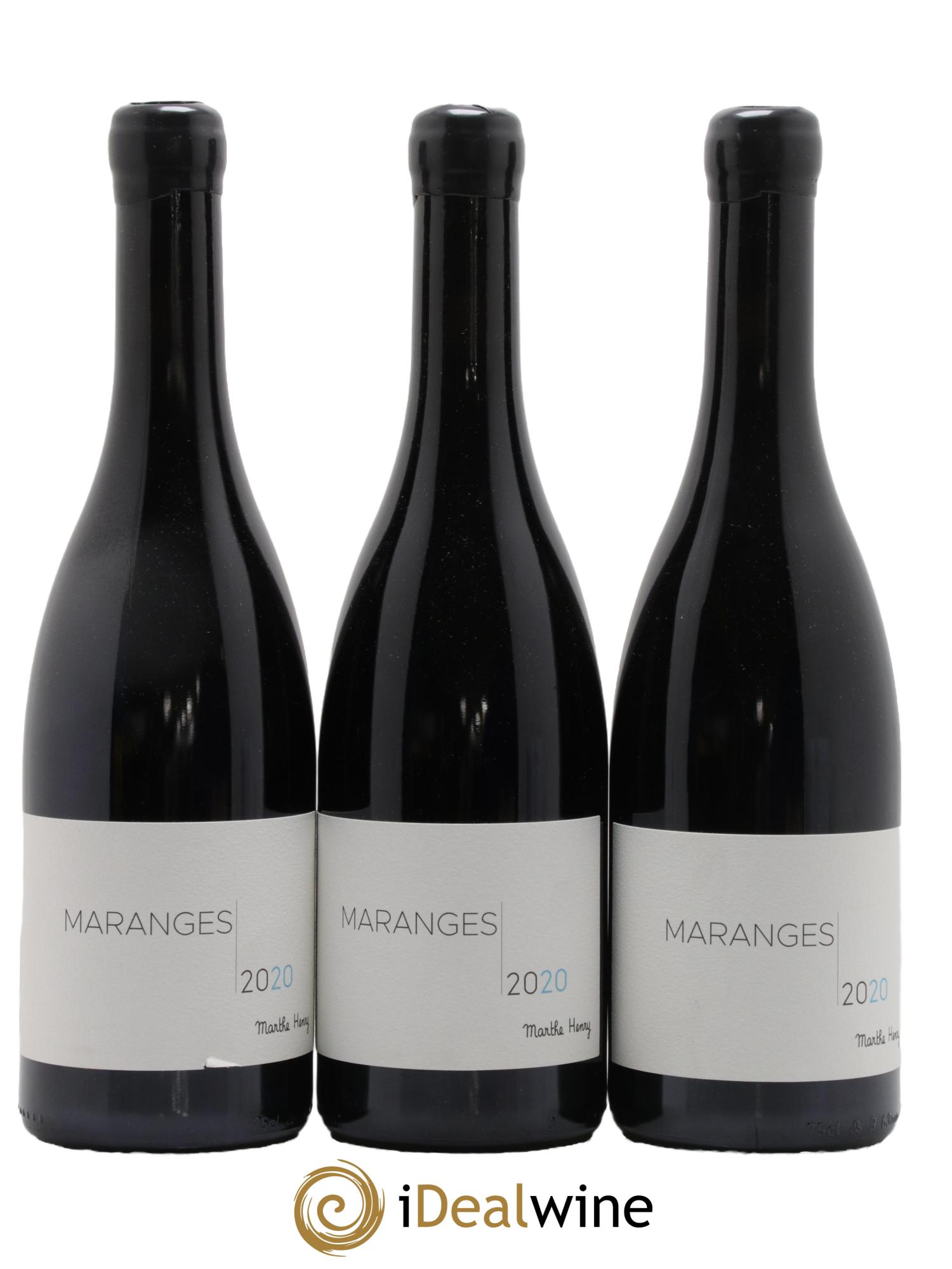 Maranges Boillot Marthe Henry 2020 - Lot de 3 bouteilles - 0