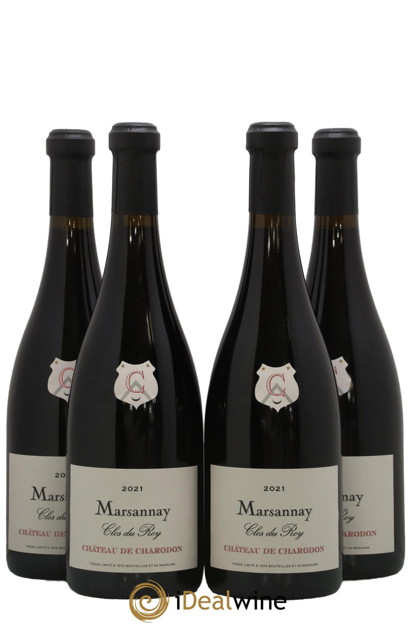 Marsannay Clos du Roy Château Charodon 2021 - Lot de 4 bouteilles - 0