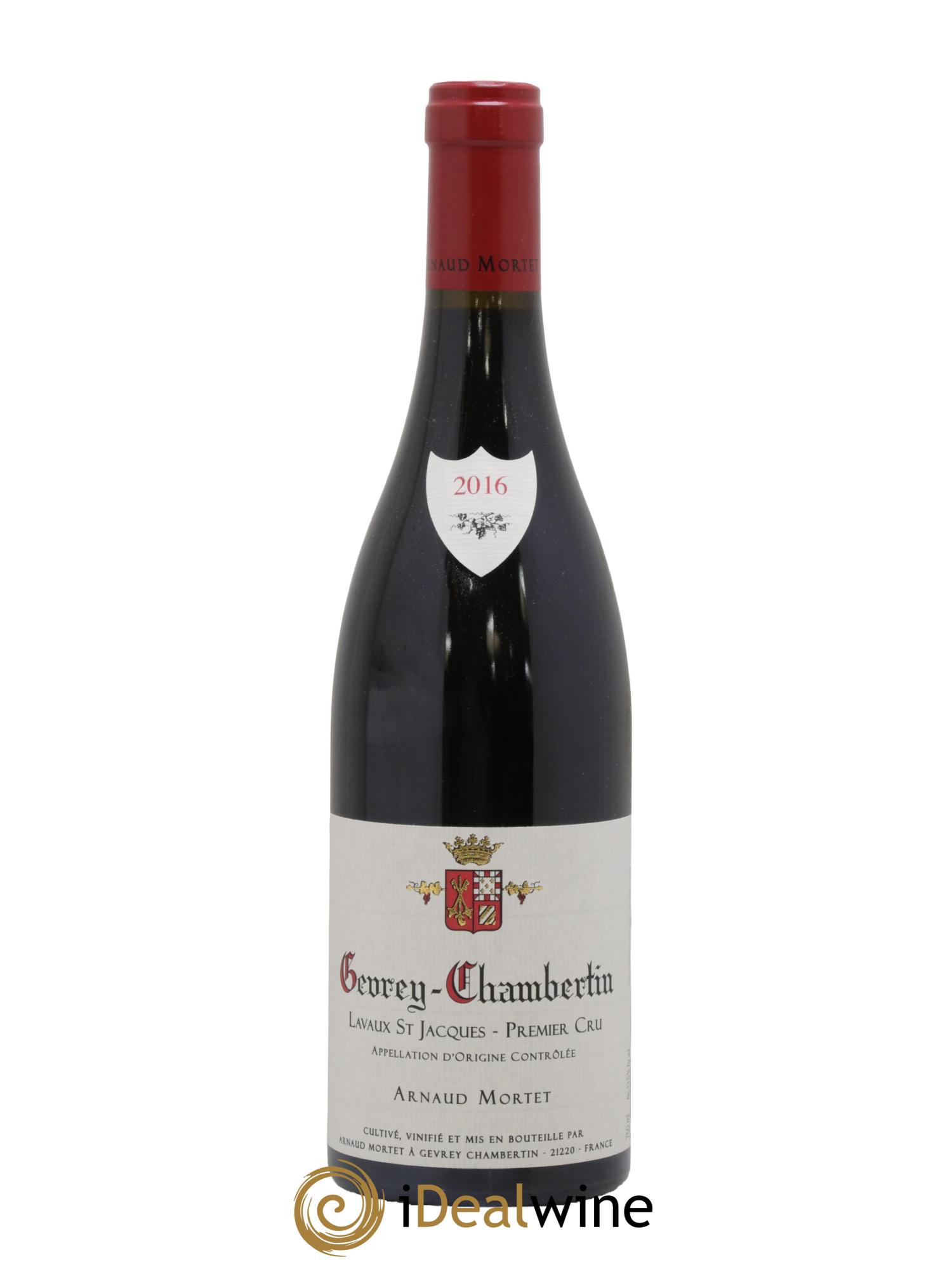 Gevrey-Chambertin 1er Cru Lavaux Saint Jacques Arnaud Mortet 2016 - Lot de 1 bouteille - 0