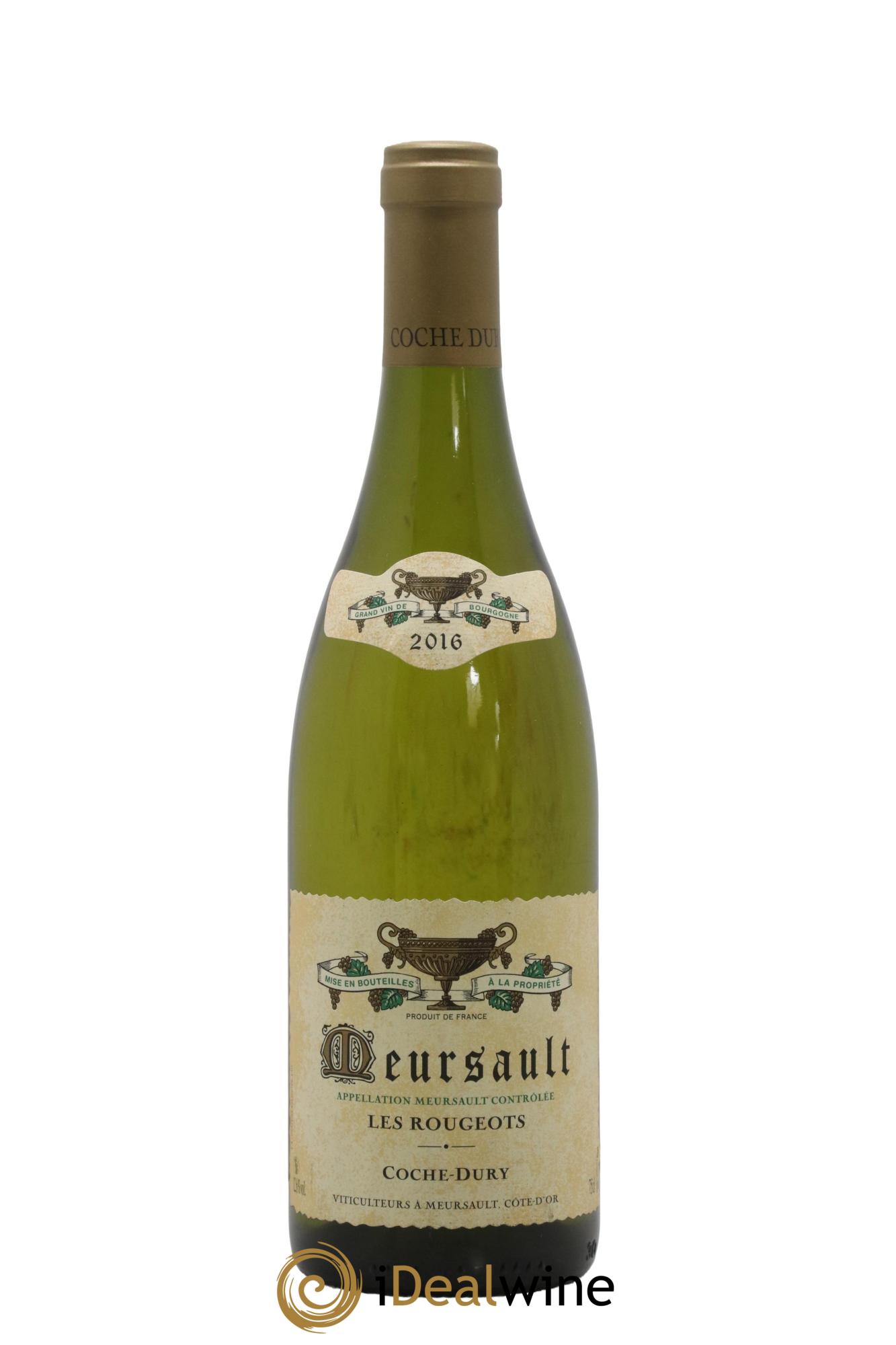 Meursault Les Rougeots Coche Dury (Domaine) 2016 - Lot de 1 bouteille - 0