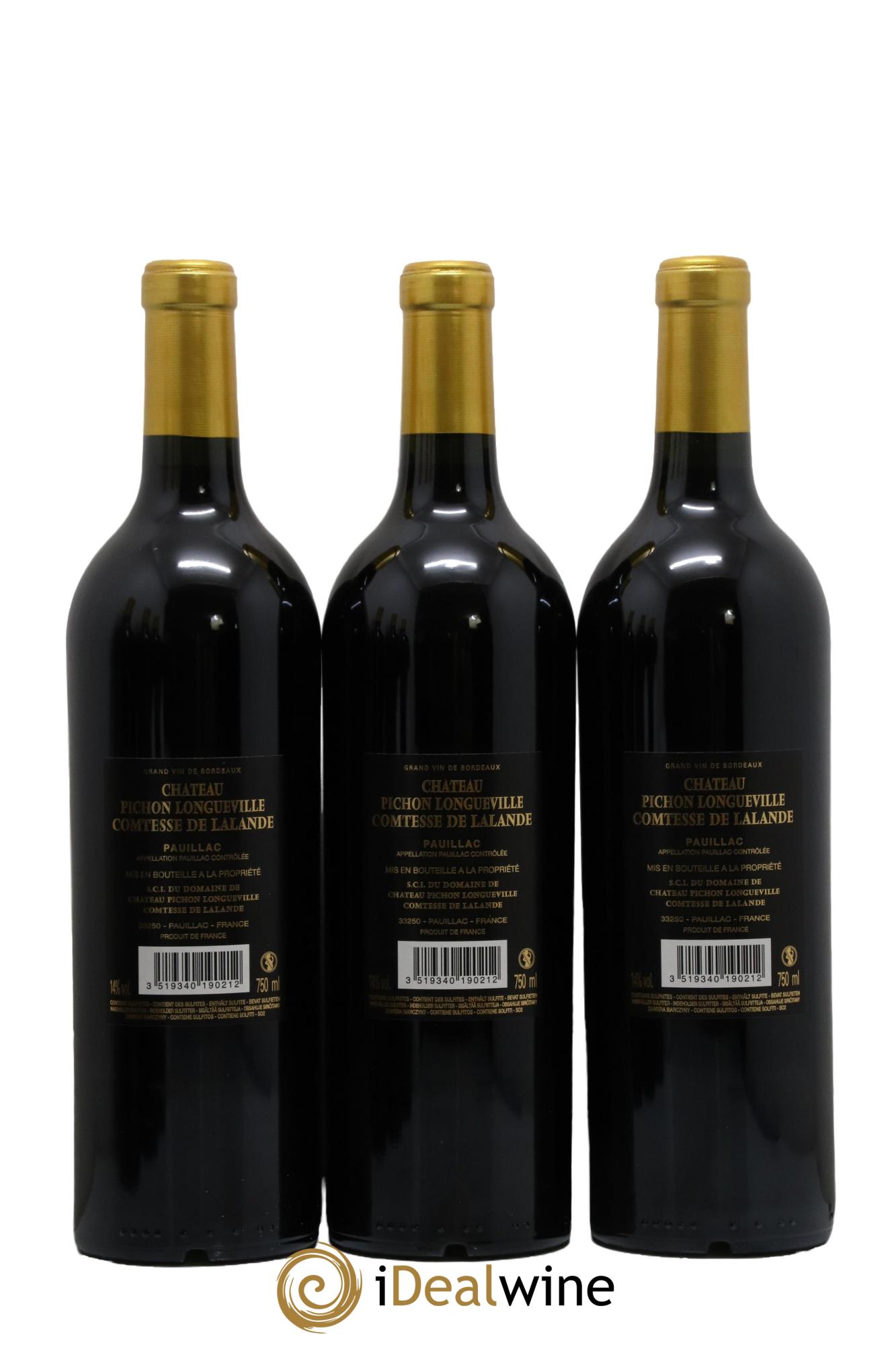 Château Pichon Longueville Comtesse de Lalande 2ème Grand Cru Classé 2019 - Lotto di 6 bottiglie - 2