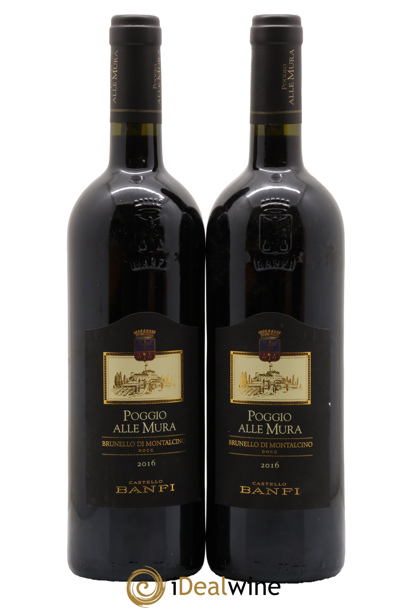 Brunello di Montalcino Poggio Alle Mura Castello Banfi 2016 - Lot de 2 bouteilles - 0