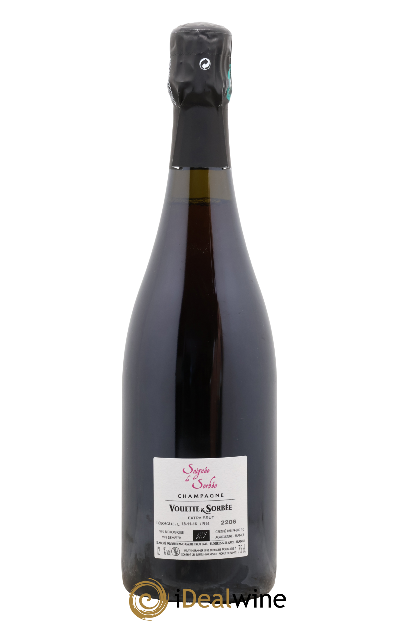 Saignée de Sorbée Extra-Brut Vouette et Sorbée 2014 - Posten von 1 Flasche - 1