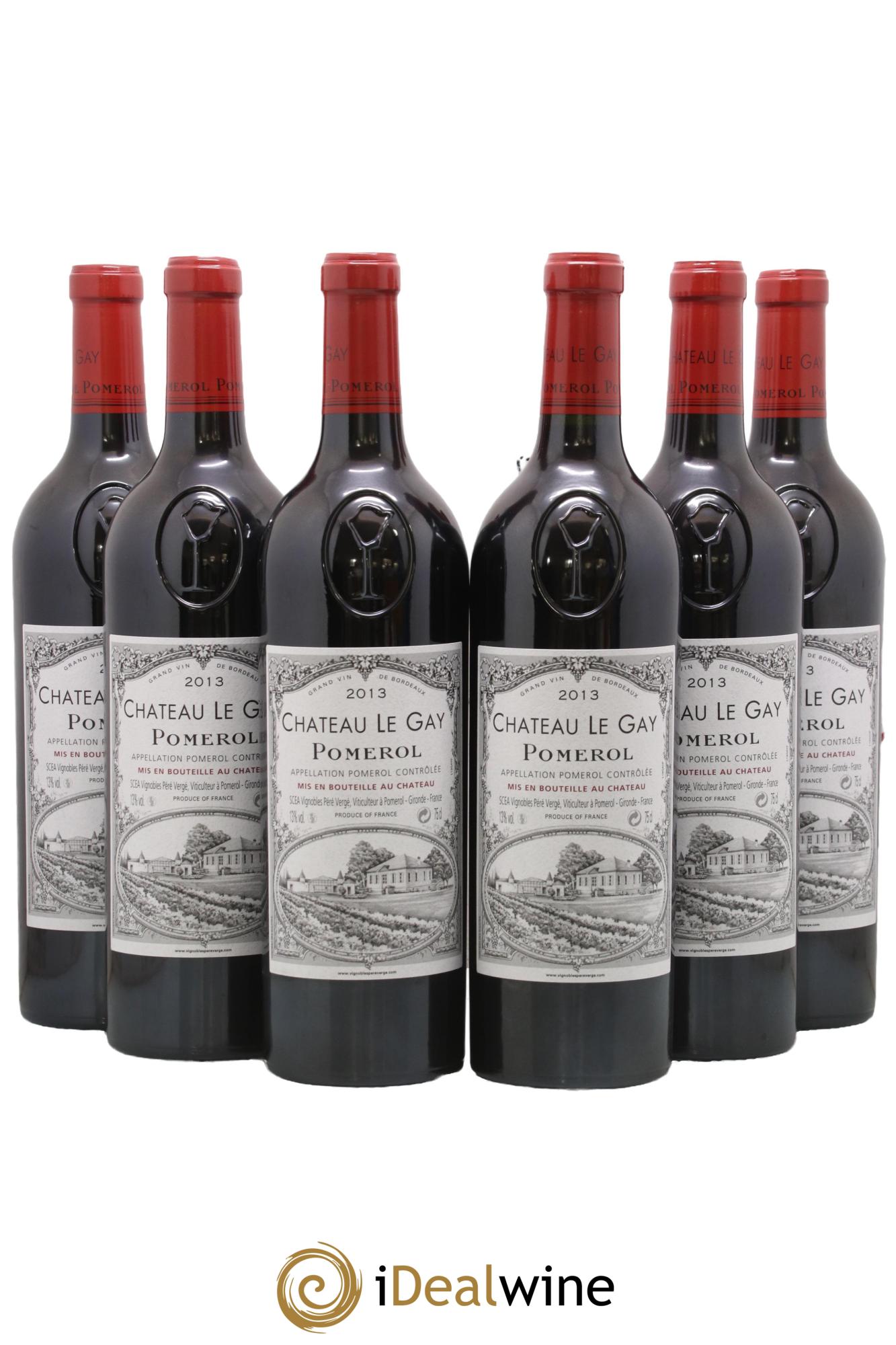 Château Le Gay  2013 - Posten von 6 Flaschen - 0