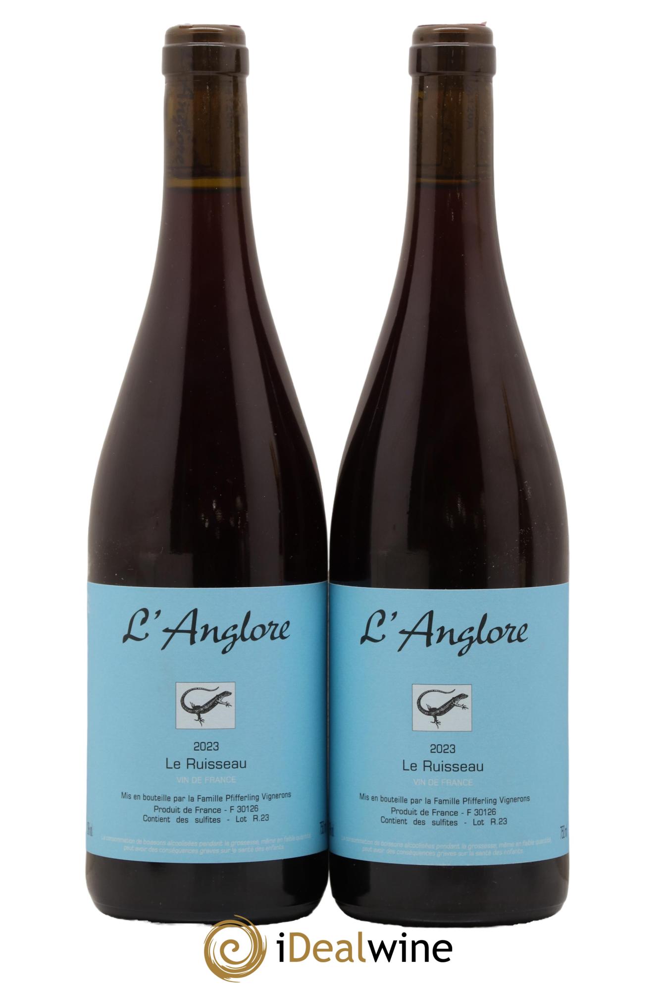 Vin de France Le Ruisseau L'Anglore 2023 - Lot de 2 bouteilles - 0