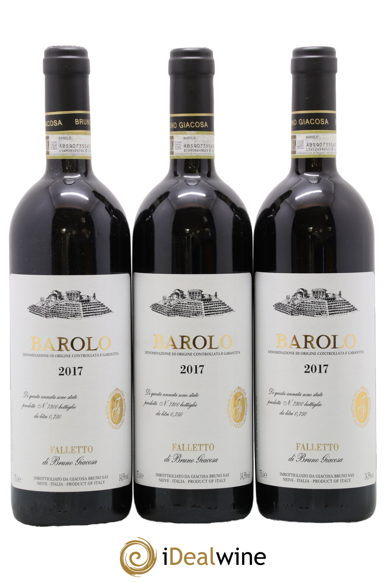 Barolo Falletto di Bruno Giacosa 2017 - Lotto di 6 bottiglie - 1